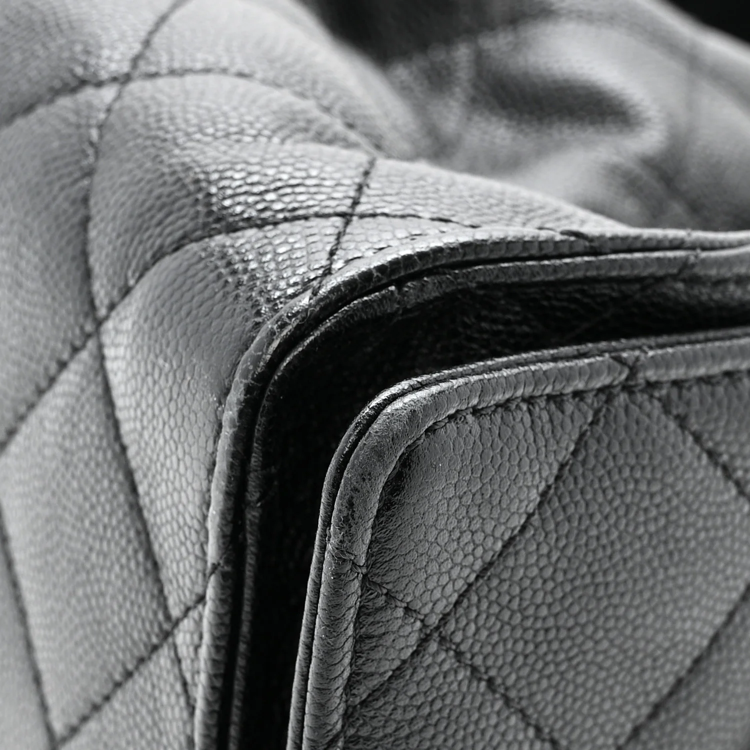 Caviar Quilted Small Chanel 25 Handbag Black - Image 10