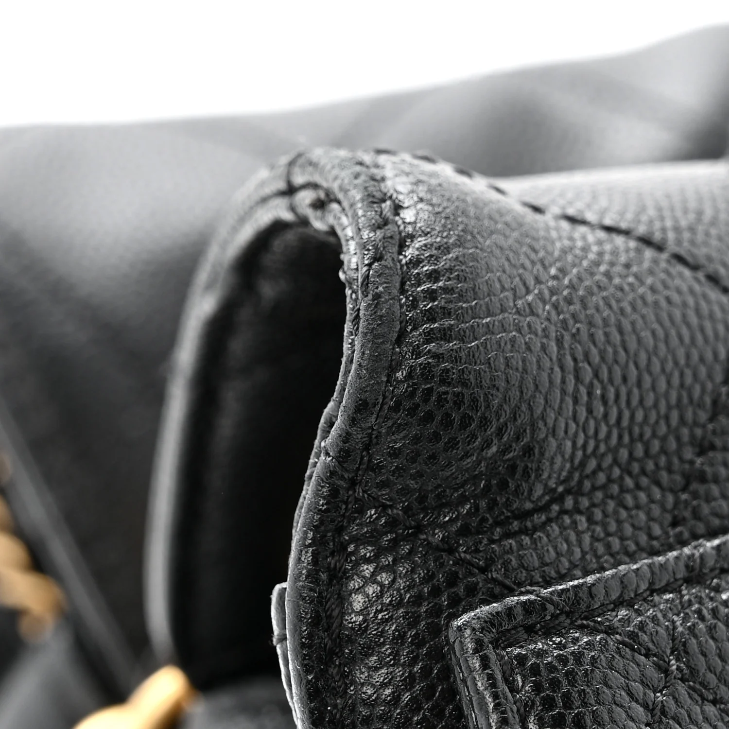 Caviar Quilted Small Chanel 25 Handbag Black - Image 13