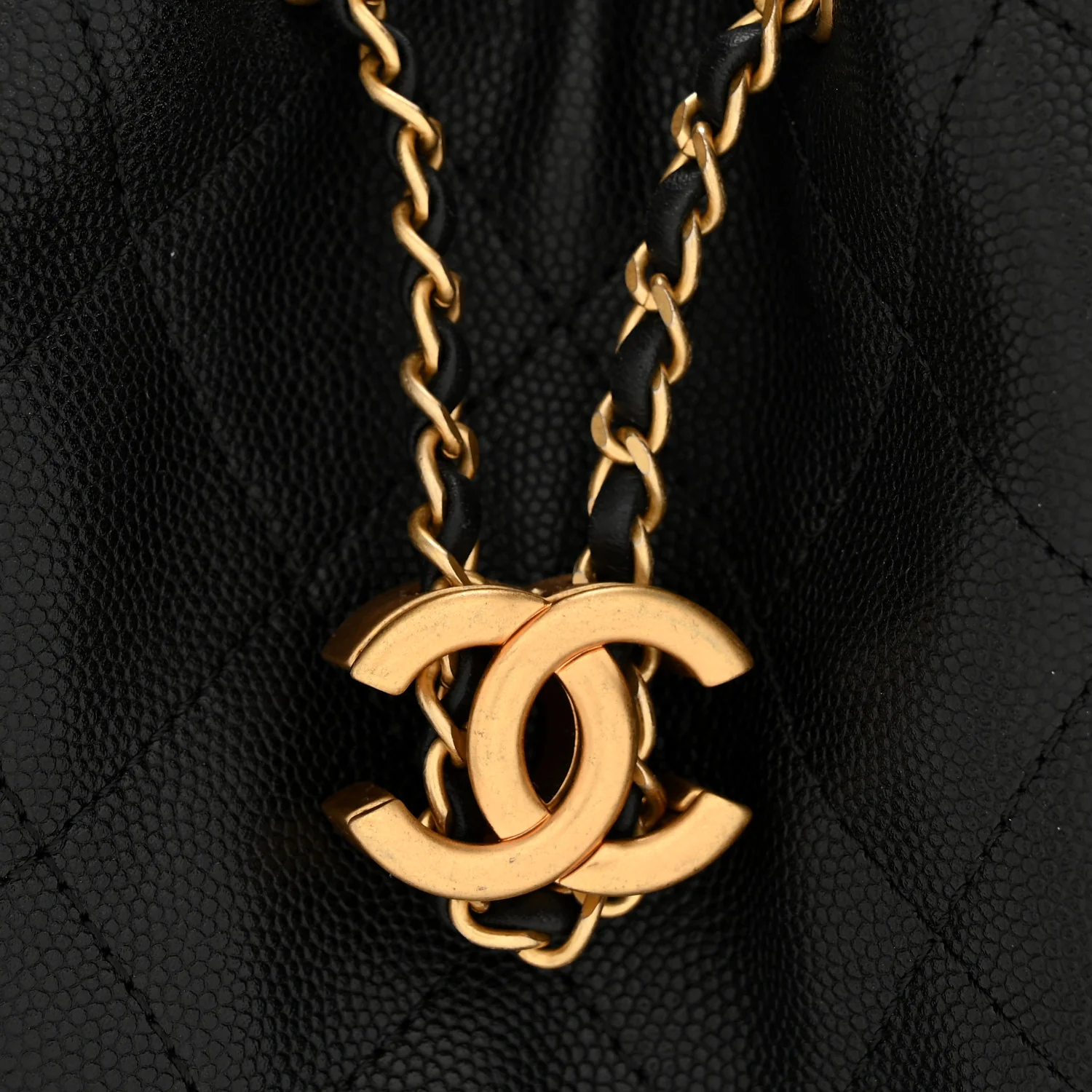 Caviar Quilted Small Chanel 25 Handbag Black - Image 11