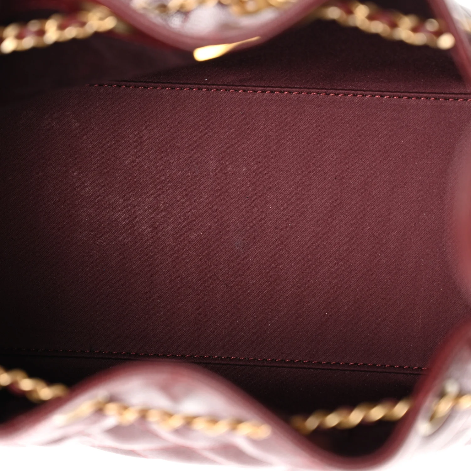 Caviar Quilted Small Chanel 25 Handbag Burgundy - Image 5