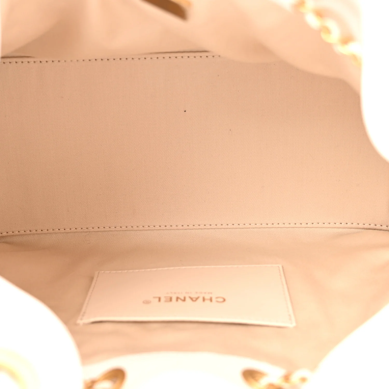 Caviar Quilted Small Chanel 25 Handbag White - Image 5