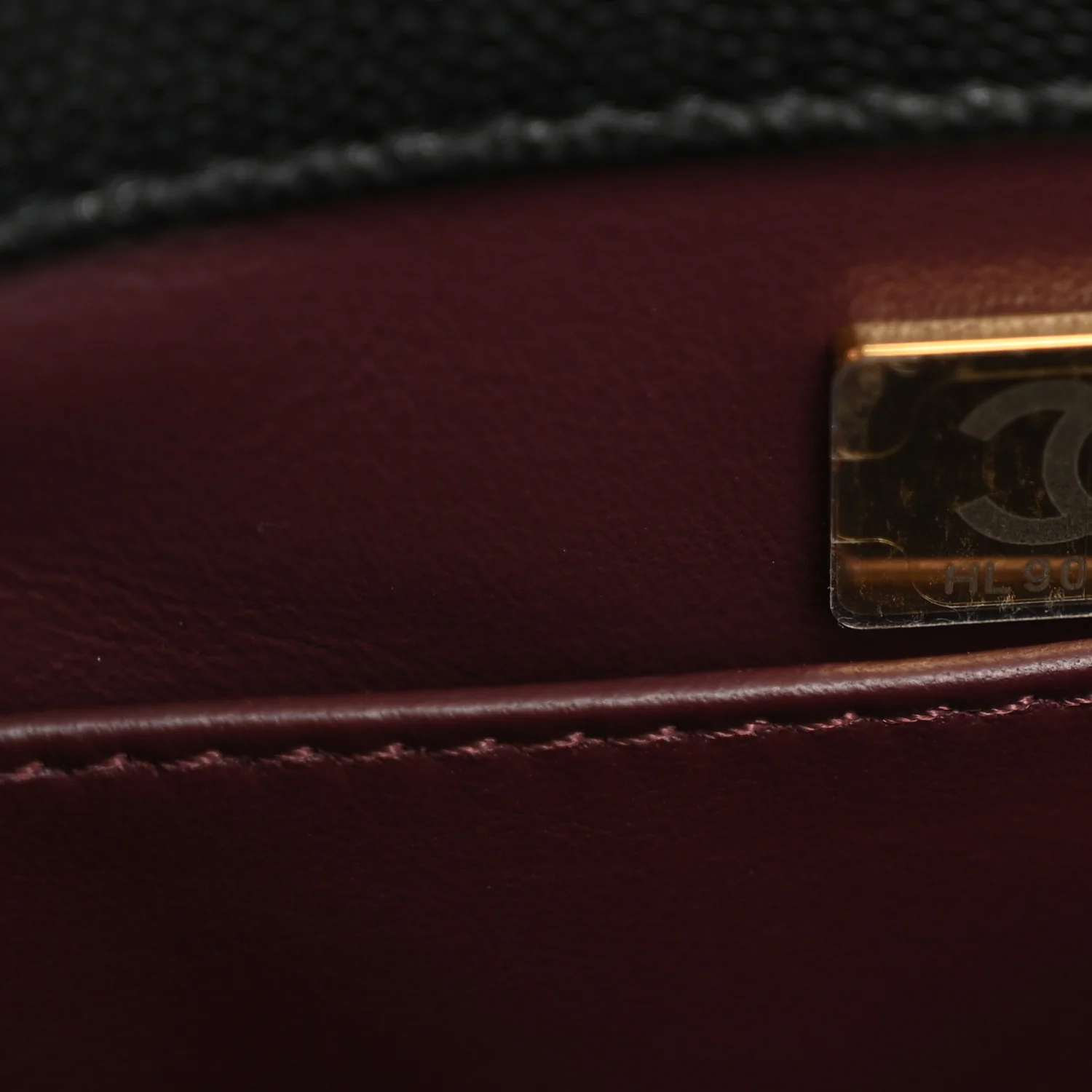 Caviar Quilted Small Coco Chain Handle Flap Black - Image 7