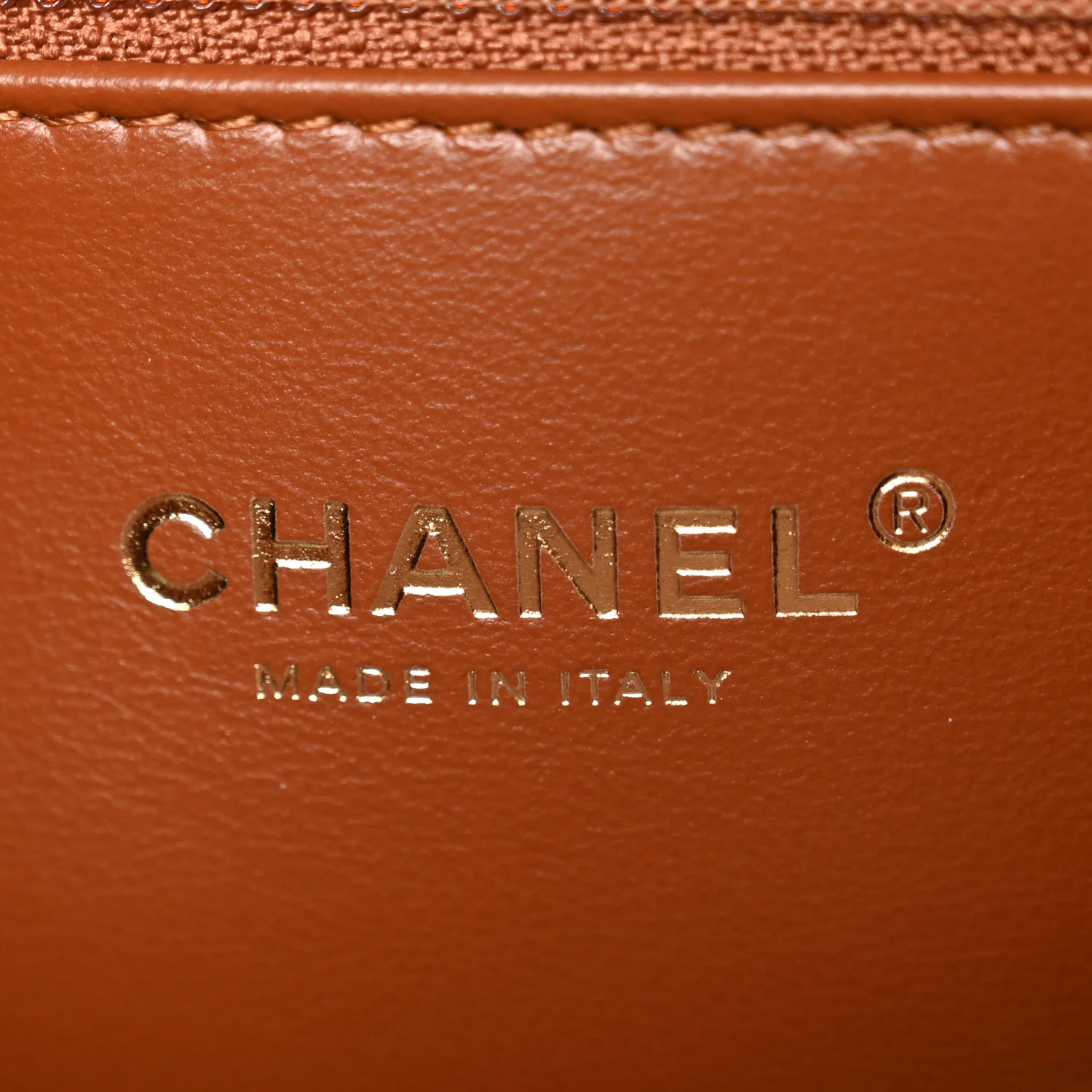 Caviar Quilted Small Coco Chain Handle Flap Brown - Image 6