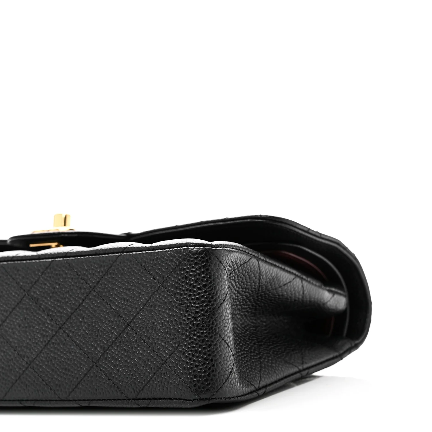 Caviar Quilted Small Double Flap Black - Image 10