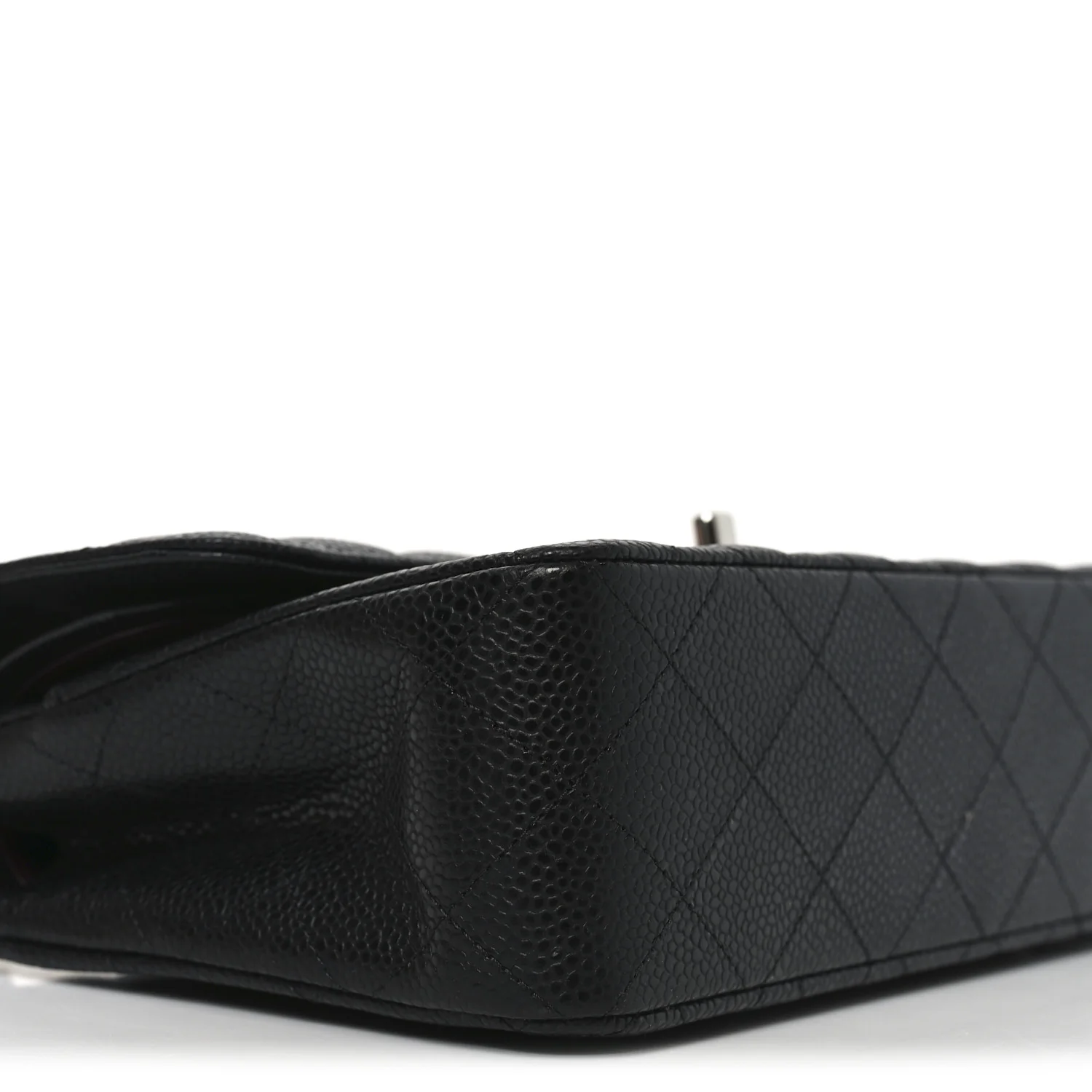 Caviar Quilted Small Double Flap Black - Image 8