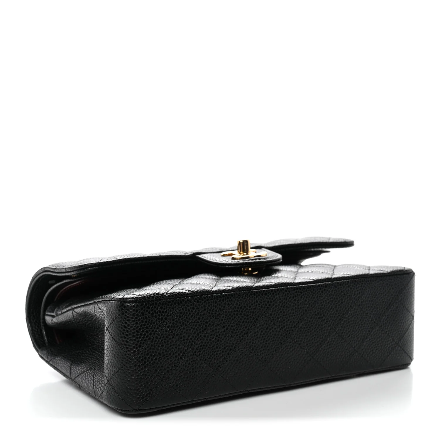 Caviar Quilted Small Double Flap Black - Image 4