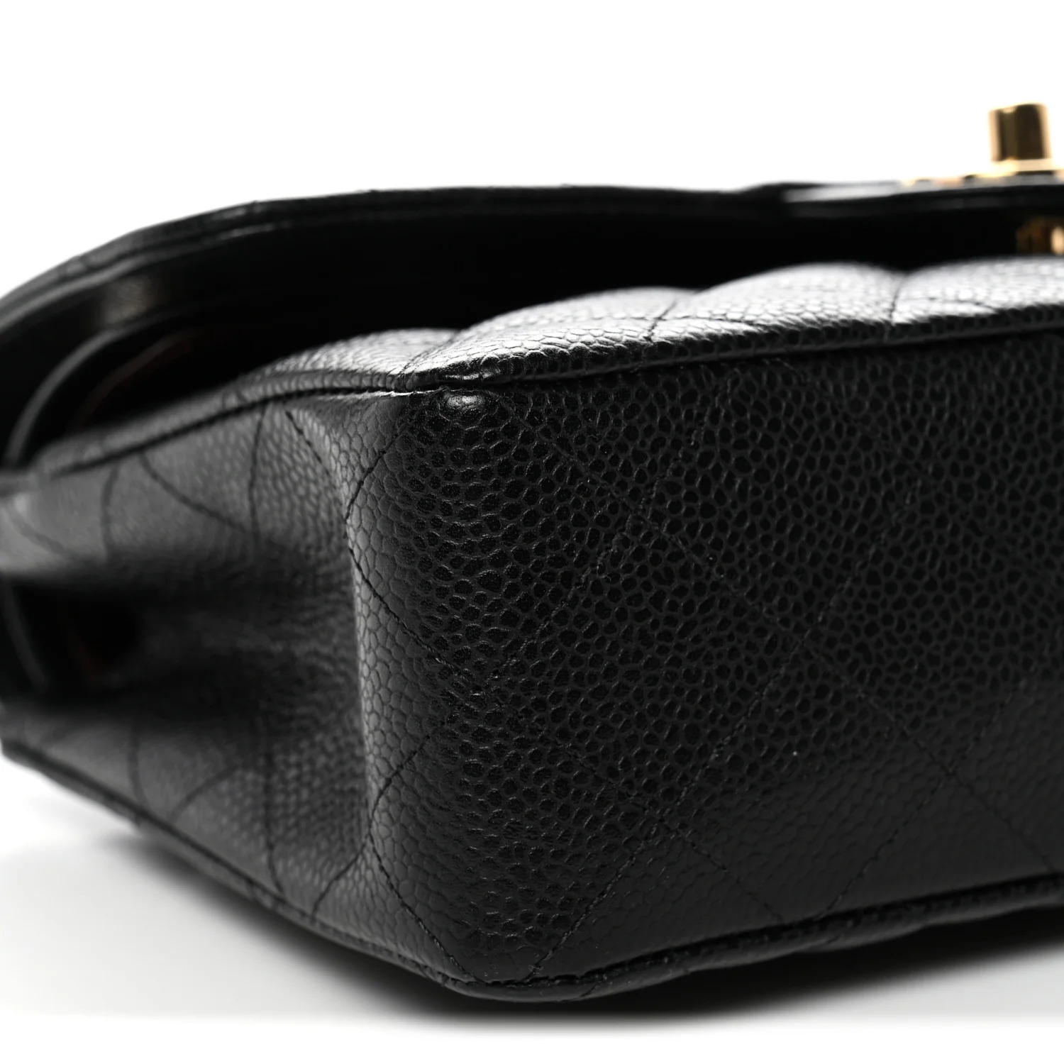 Caviar Quilted Small Double Flap Black - Image 9