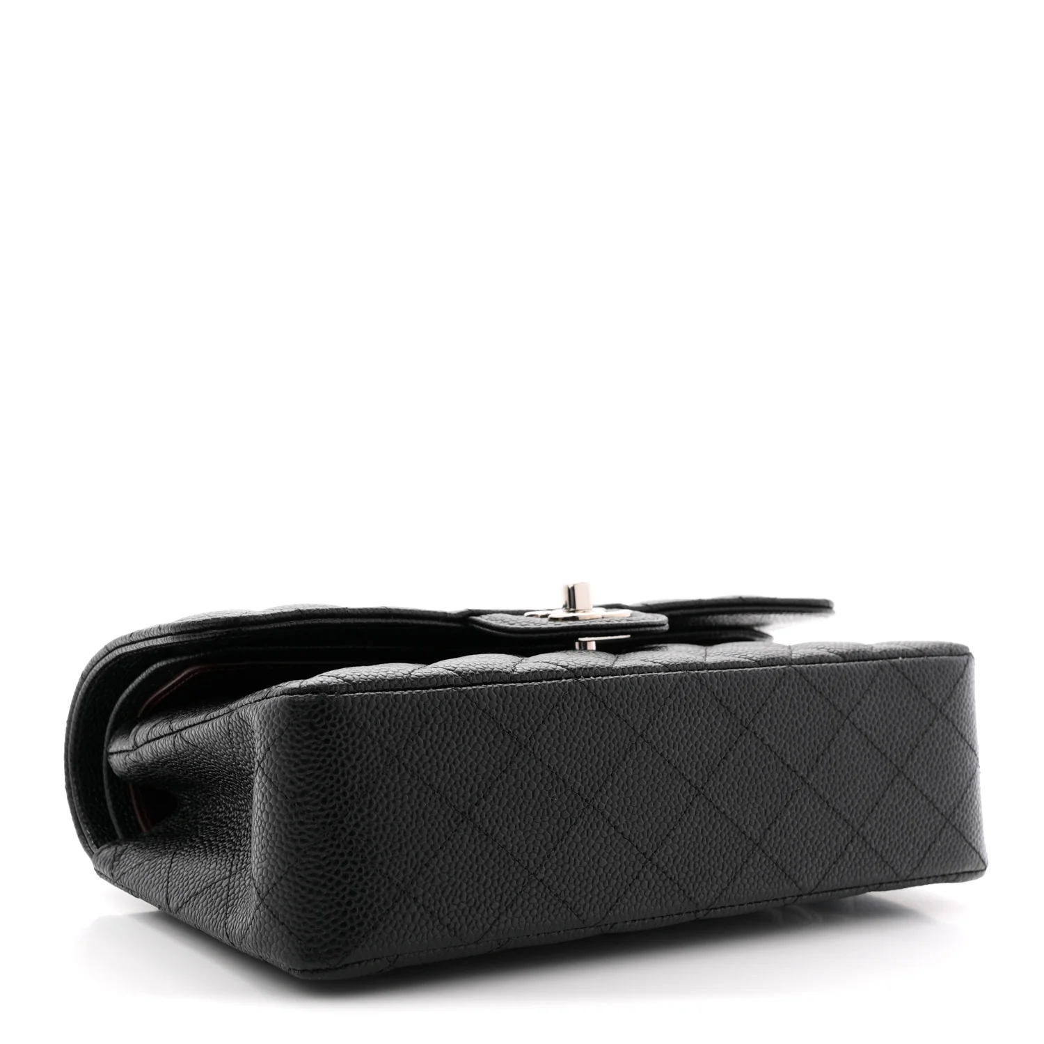 Caviar Quilted Small Double Flap Black - Image 4