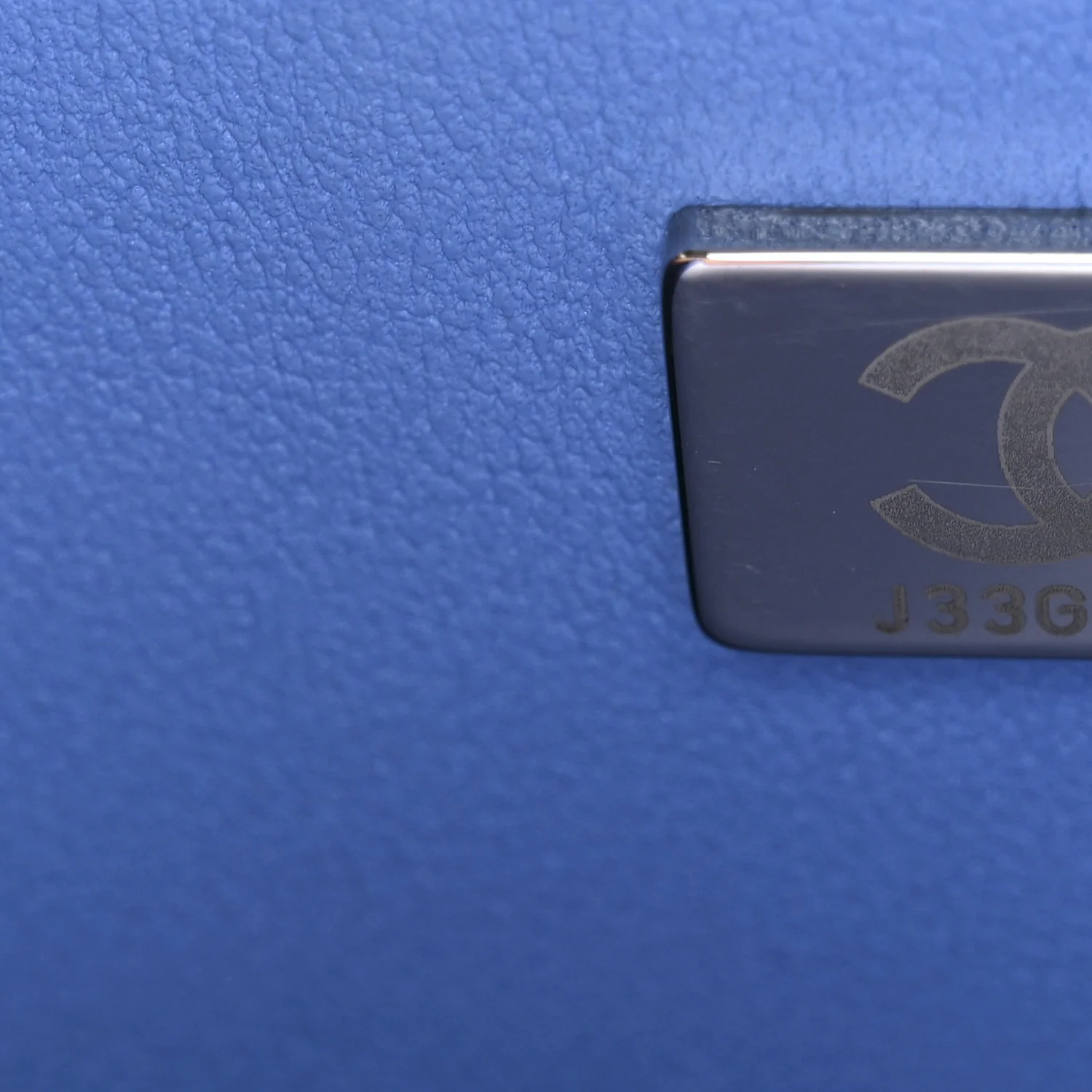 Caviar Quilted Small Double Flap Blue - Image 6