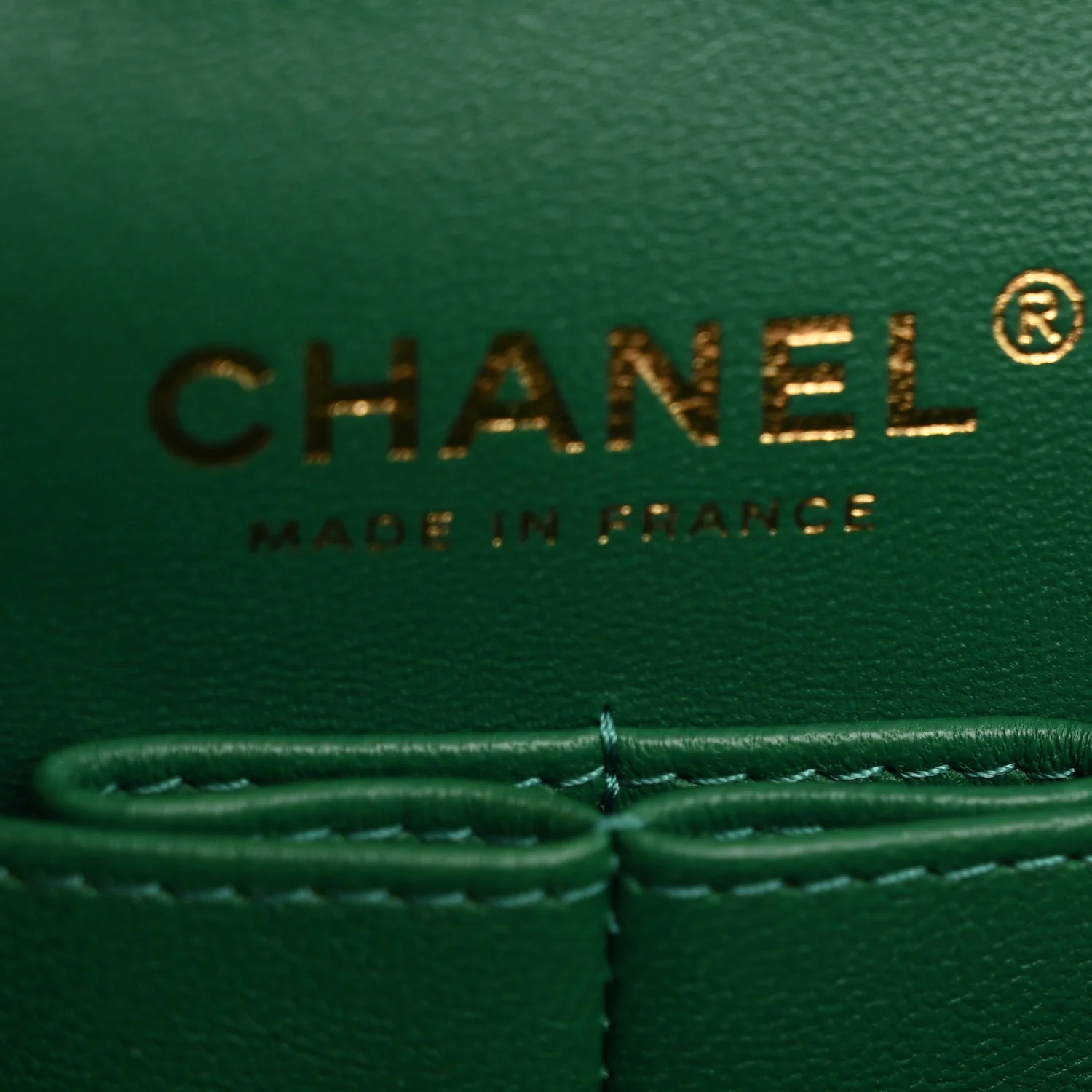 Caviar Quilted Small Double Flap Green - Image 11