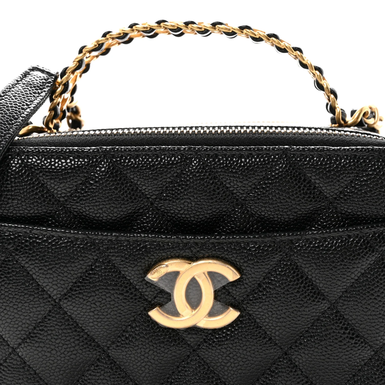 Caviar Quilted Small Pick Me Up Vanity Case Black - Image 8