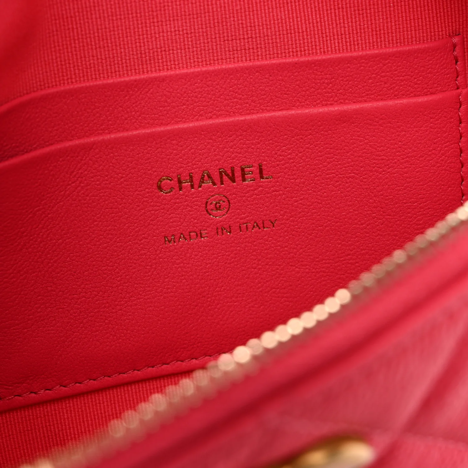 Caviar Quilted Sweetheart Belt Bag Fuchsia - Image 6