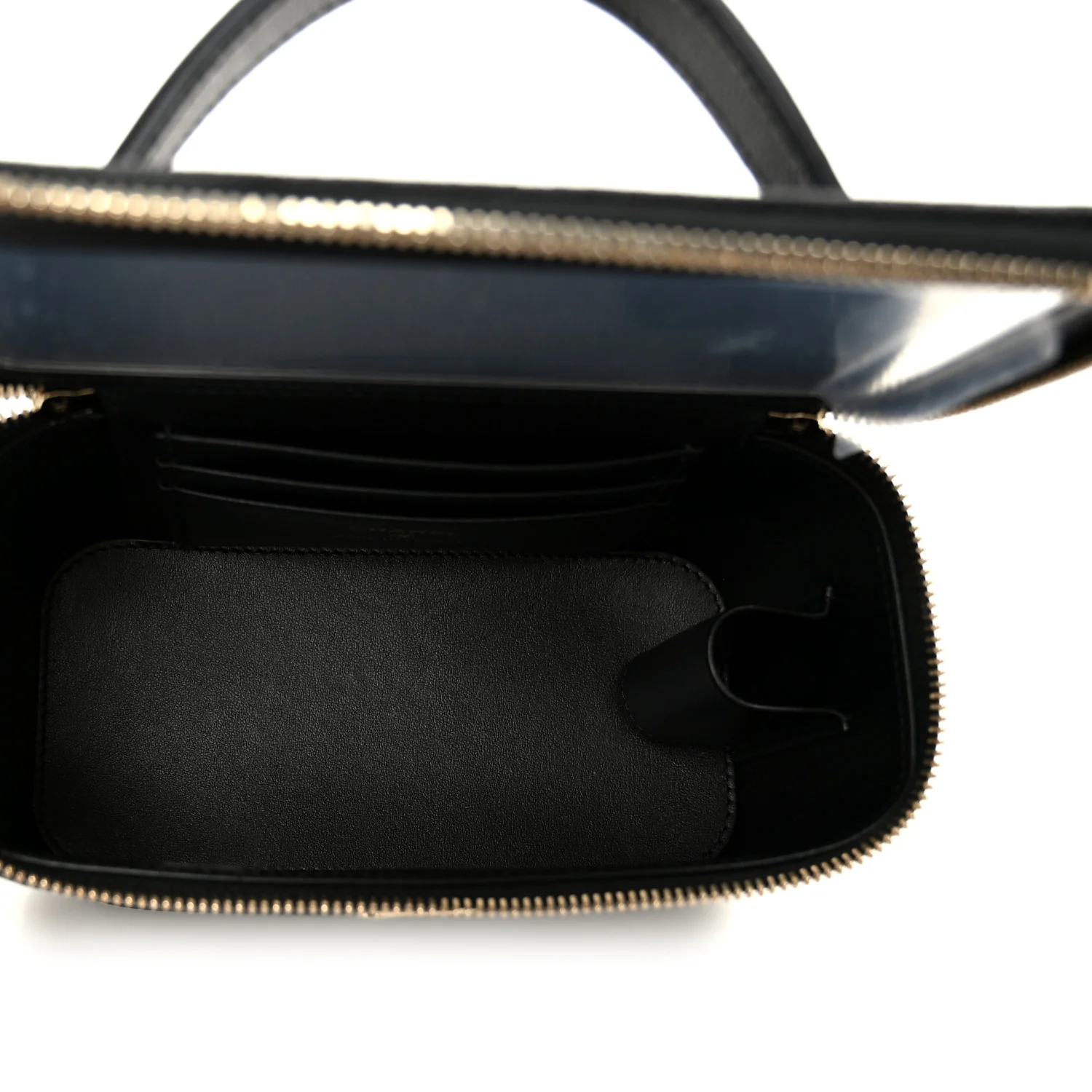 Caviar Quilted Top Handle Long Vanity Black - Image 5