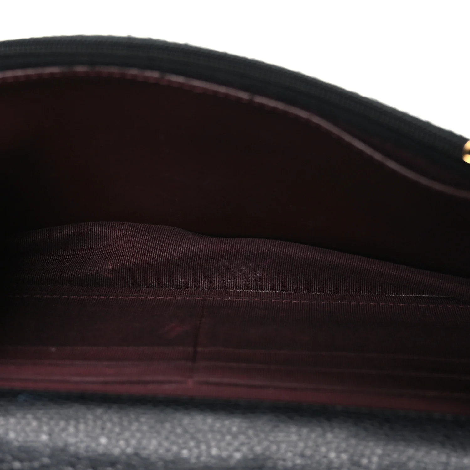 Caviar Quilted Wallet on Chain WOC Black - Image 5