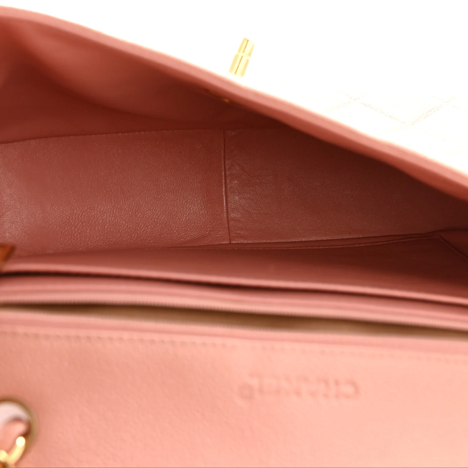 Caviar Quilted XL Jumbo Single Flap Light Pink - Image 5