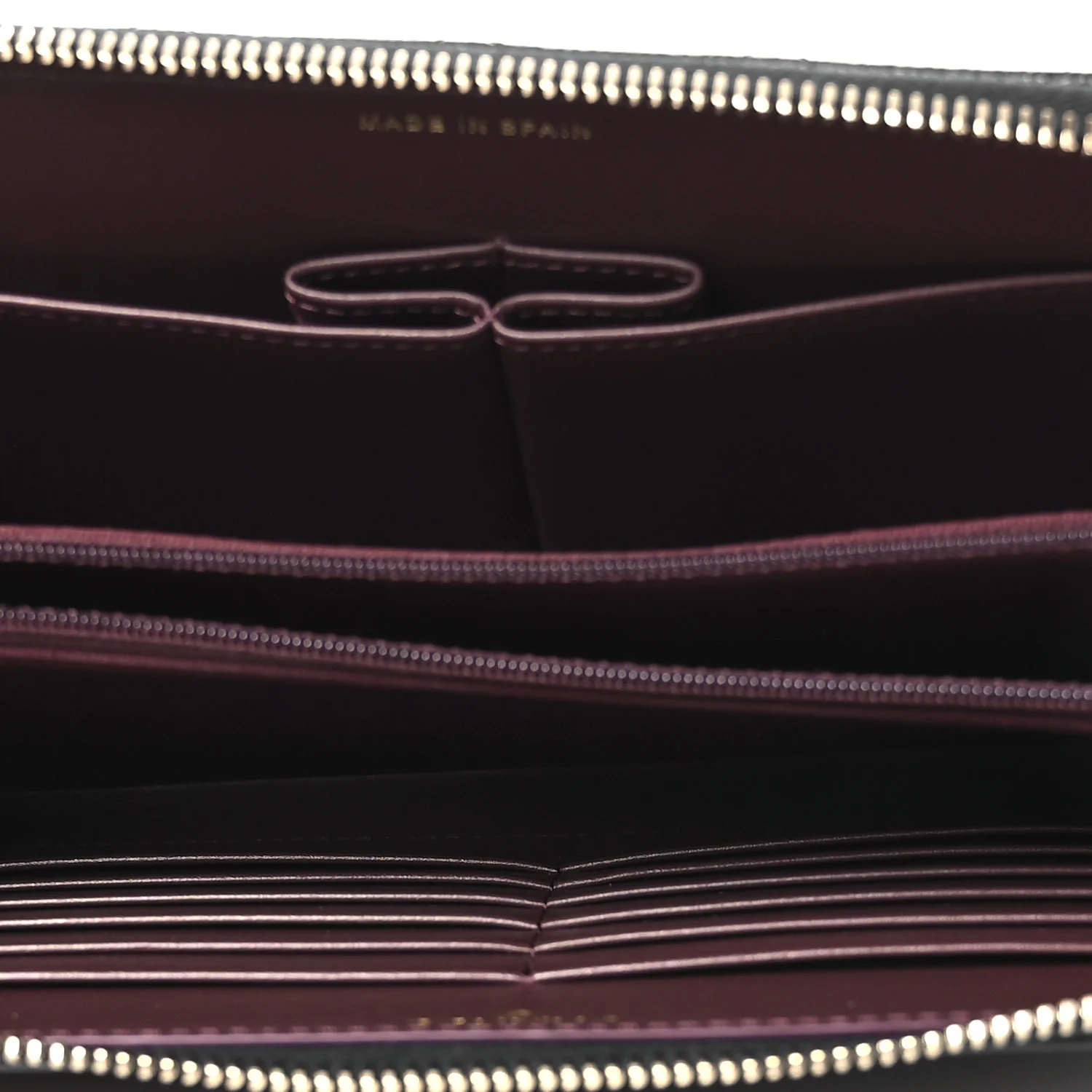 Caviar Quilted Zipped Travel Pouch Black - Image 5