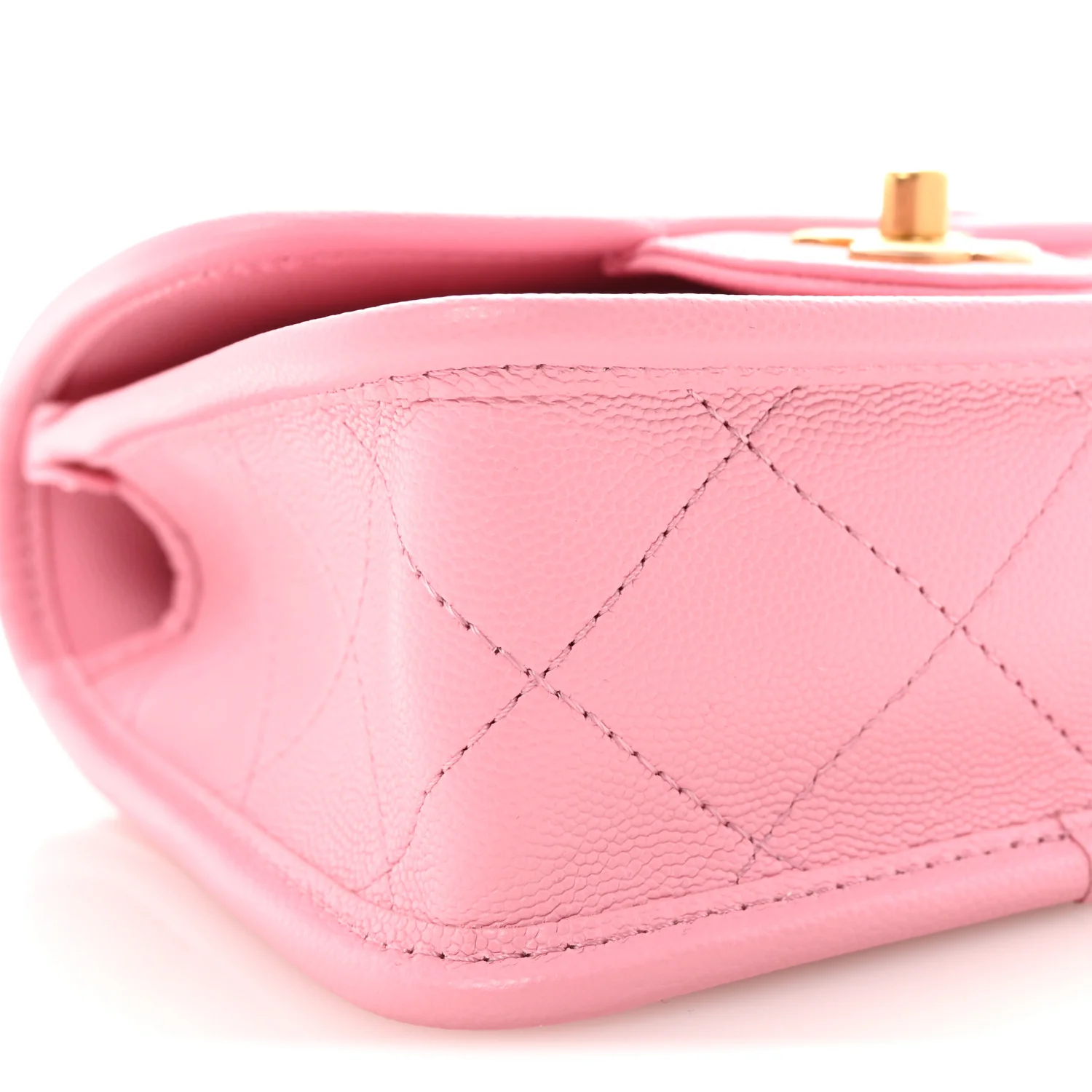 Caviar School Memory Mini Top Handle Flap Light Pink - Image 9