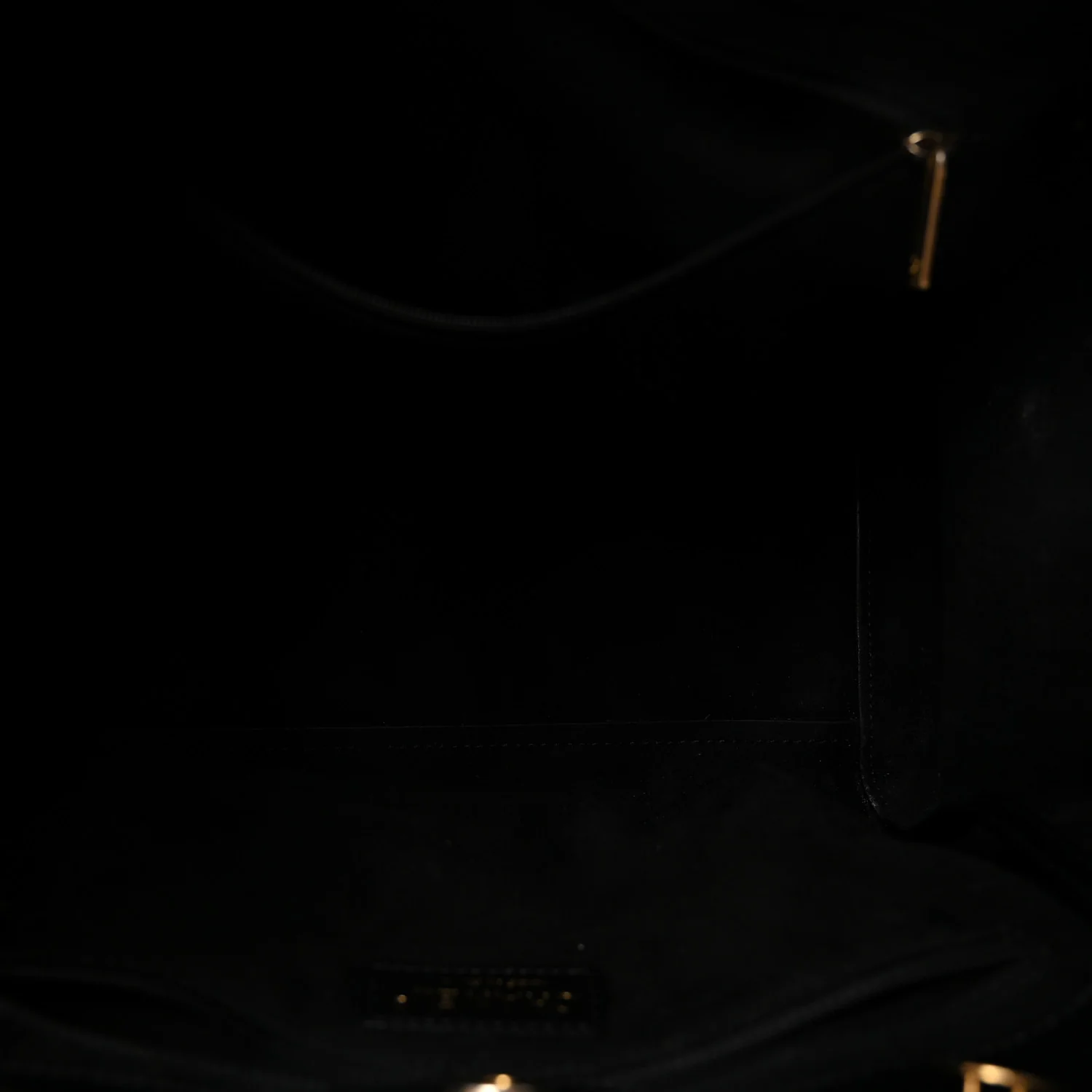 Caviar Small Studded Deauville Tote Black - Image 5