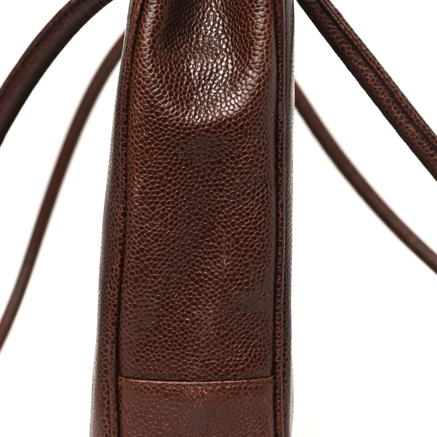 Caviar Timeless CC Tote Brown - Image 10