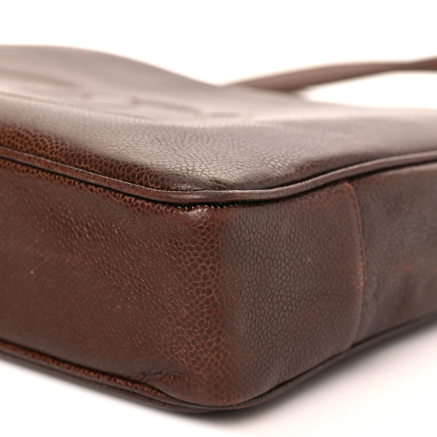 Caviar Timeless CC Tote Brown - Image 9