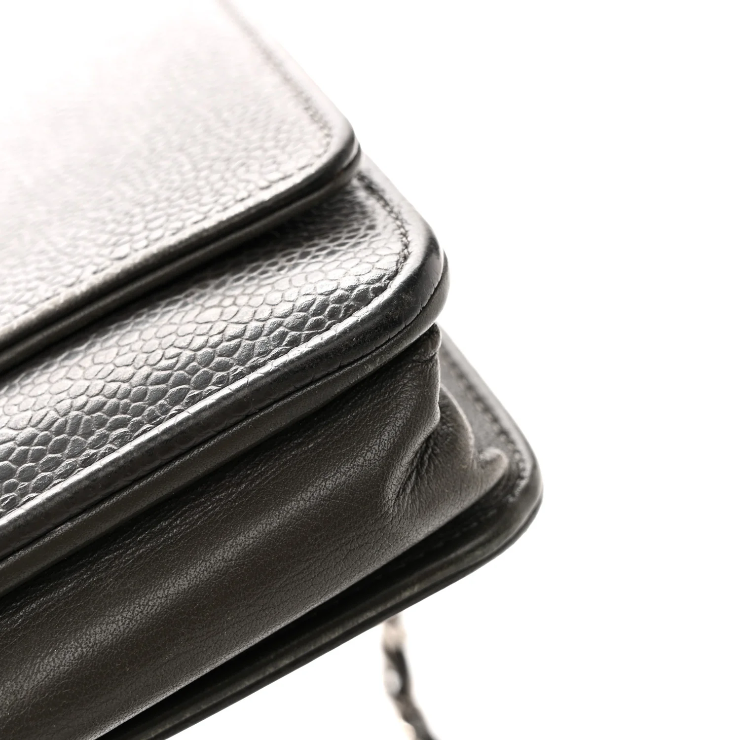 Caviar Timeless CC Wallet on Chain WOC Grey - Image 14