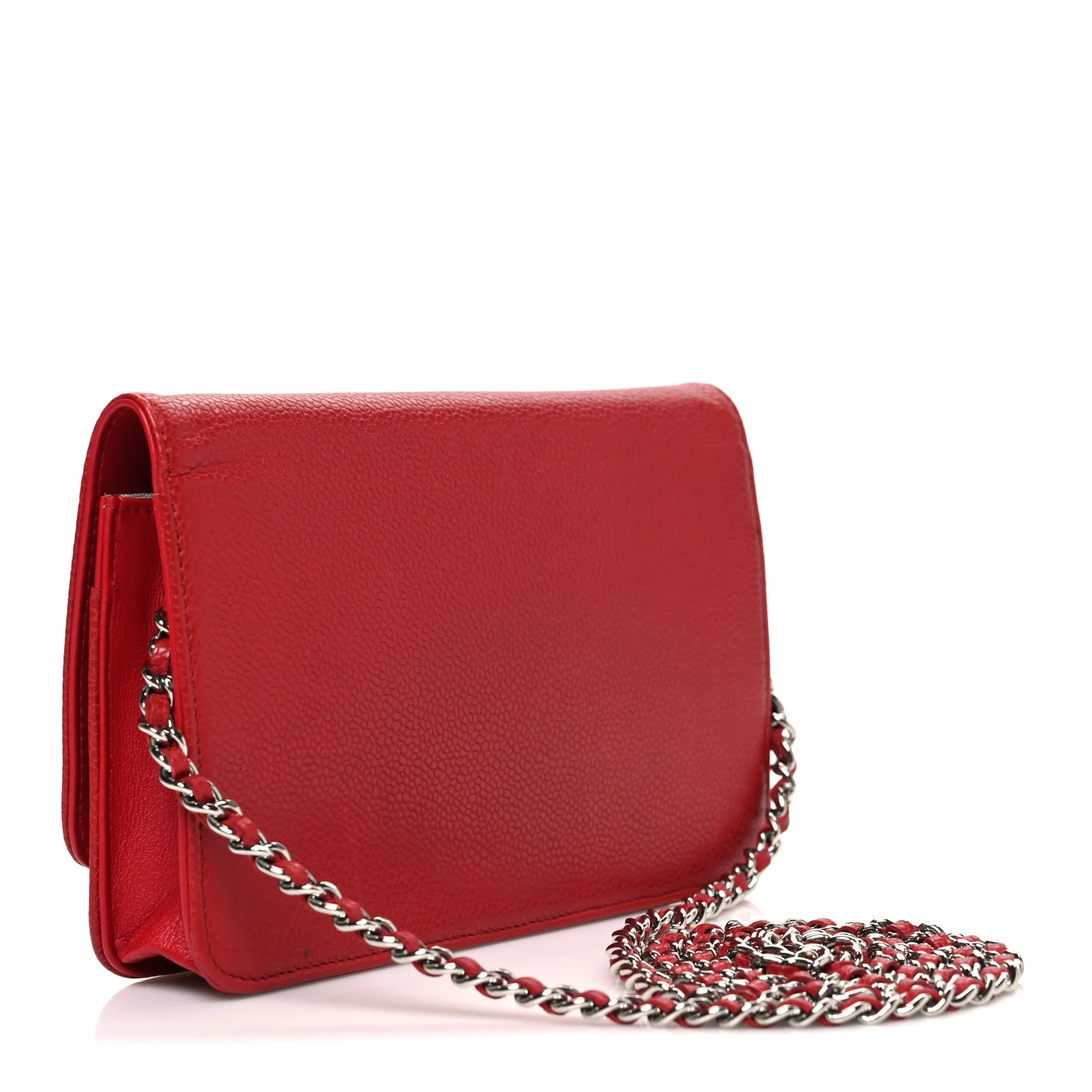 Caviar Timeless CC Wallet on Chain WOC Red - Image 3