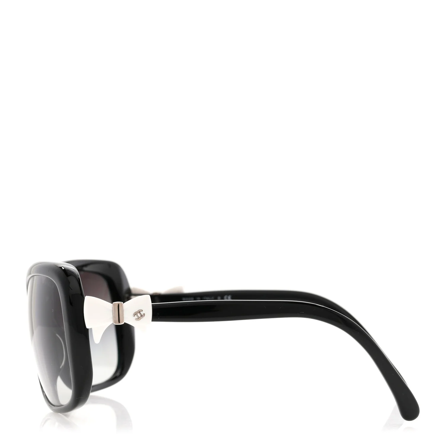 CC Bow Sunglasses 5171 Black White - Image 3