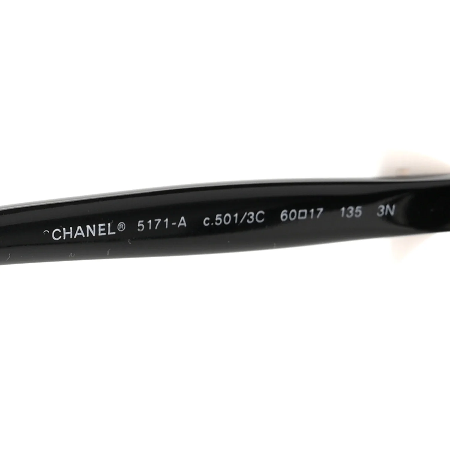 CC Bow Sunglasses 5171 Black White - Image 5