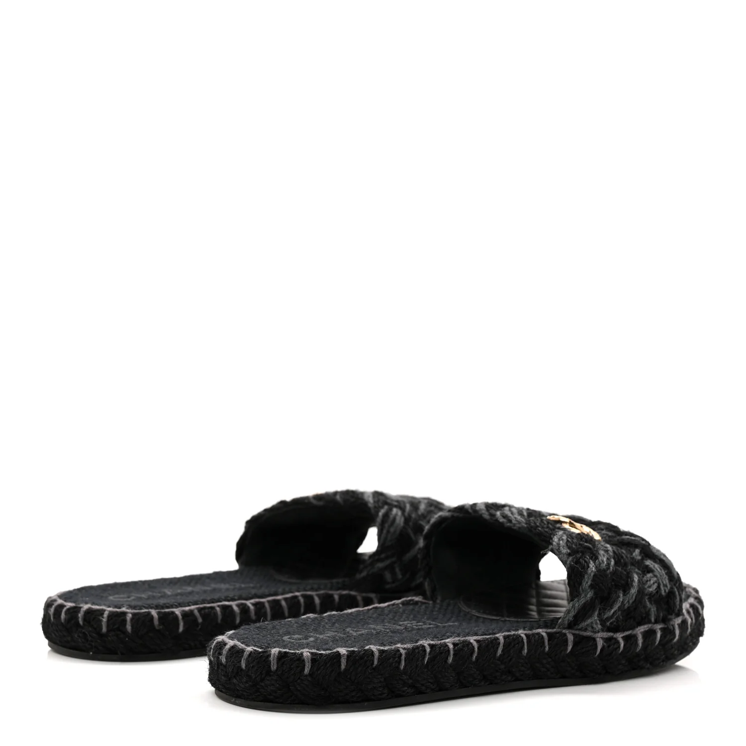 Cord Braided CC Mules 41 Black - Image 5