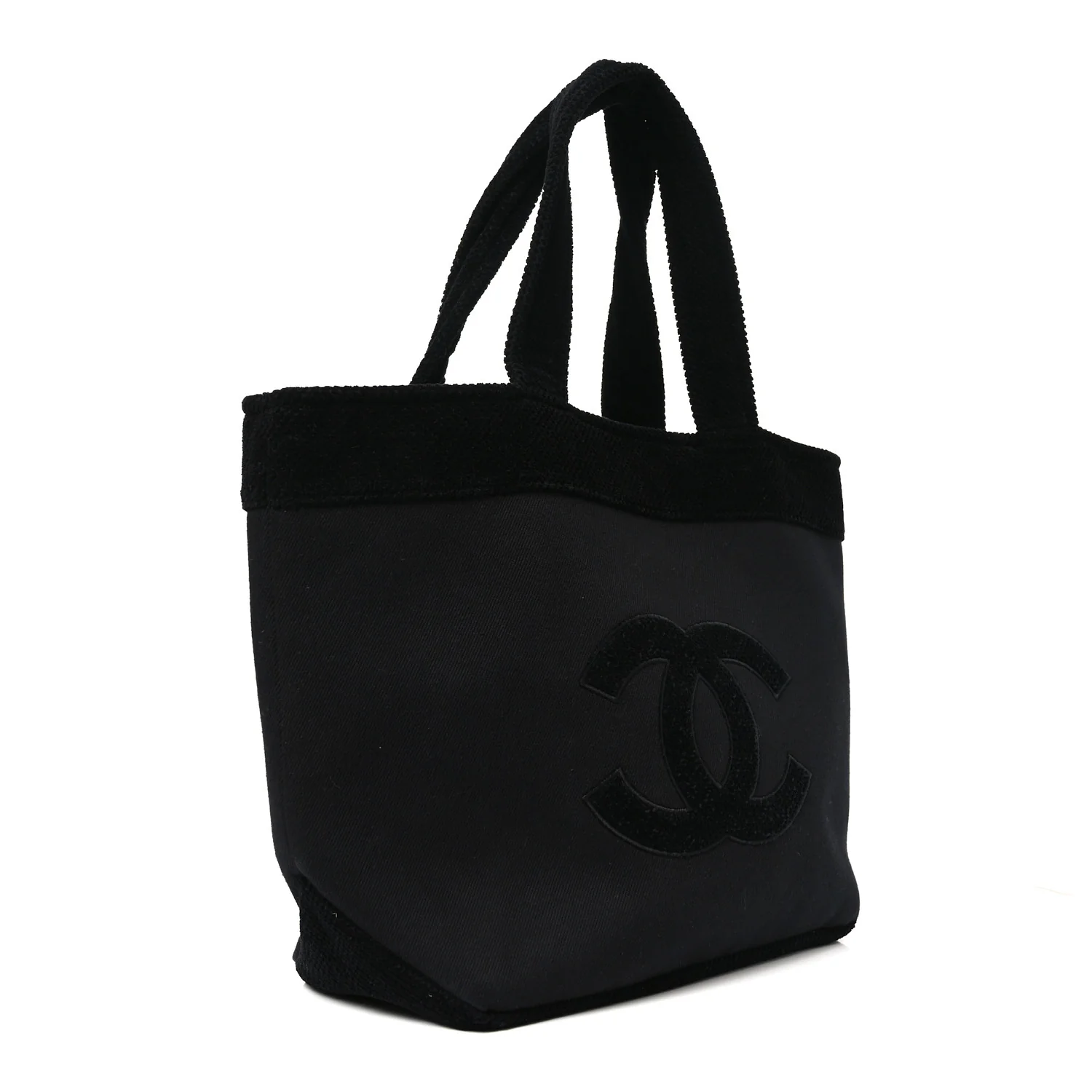 Cotton CC Beach Tote Black - Image 4