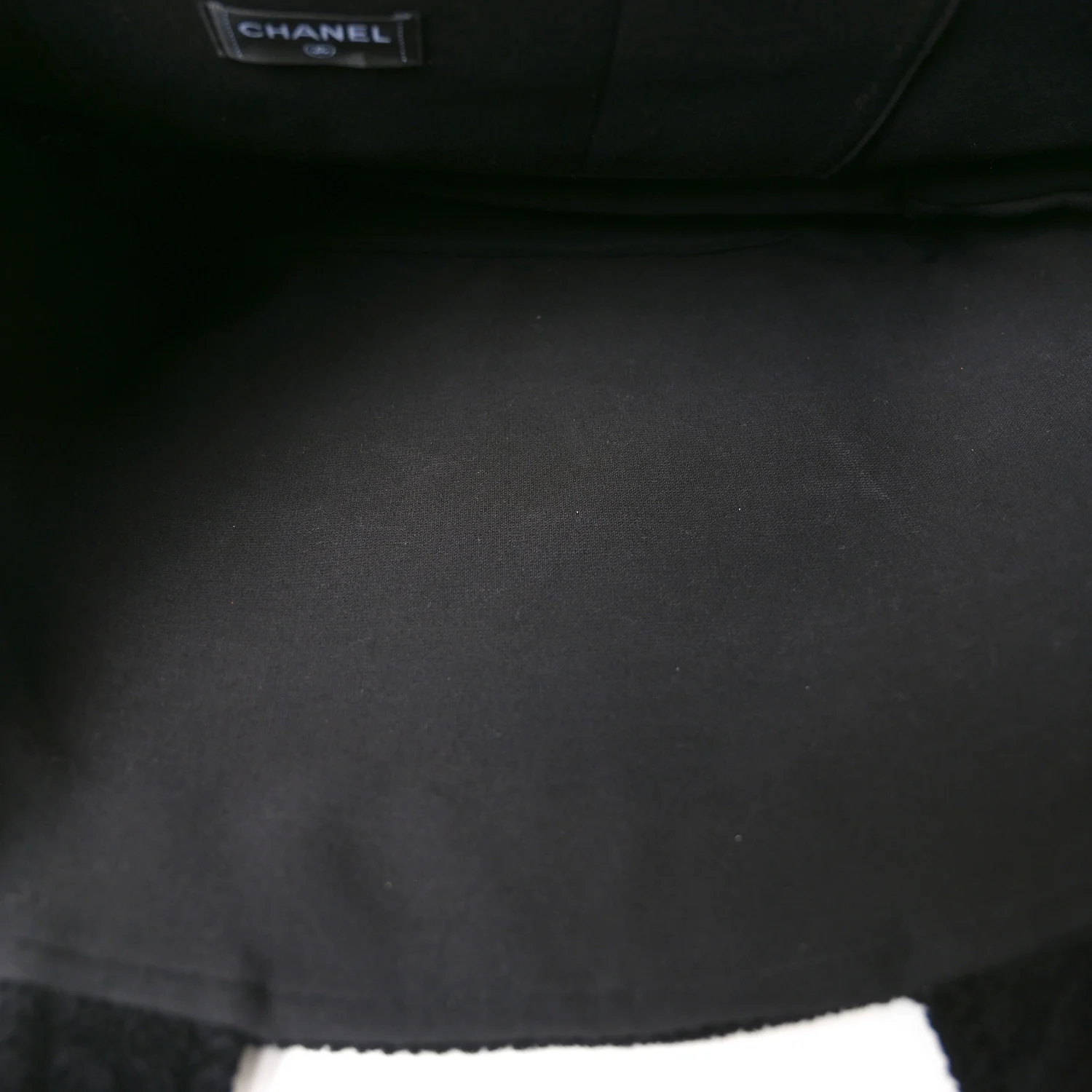 Cotton CC Beach Tote Black - Image 6