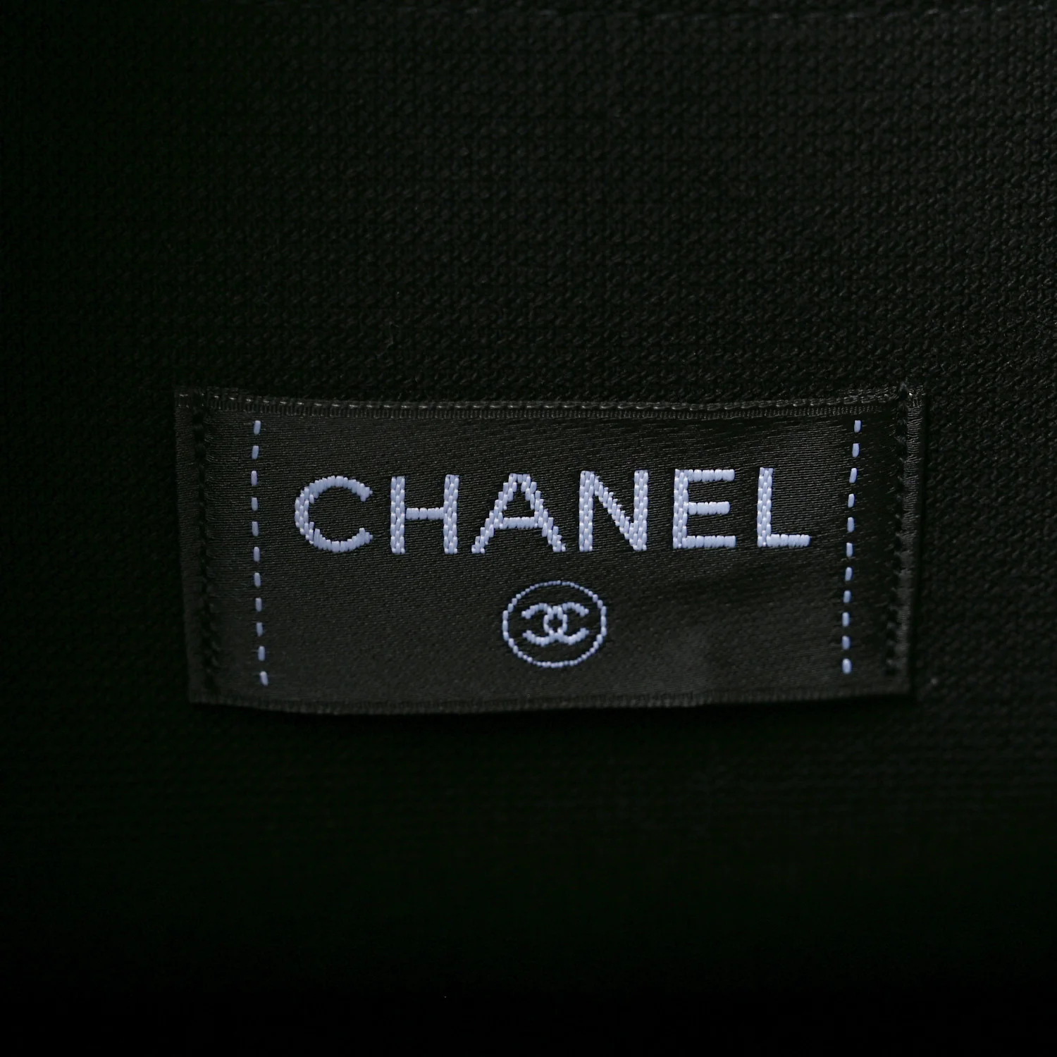 Cotton CC Beach Tote Black - Image 7