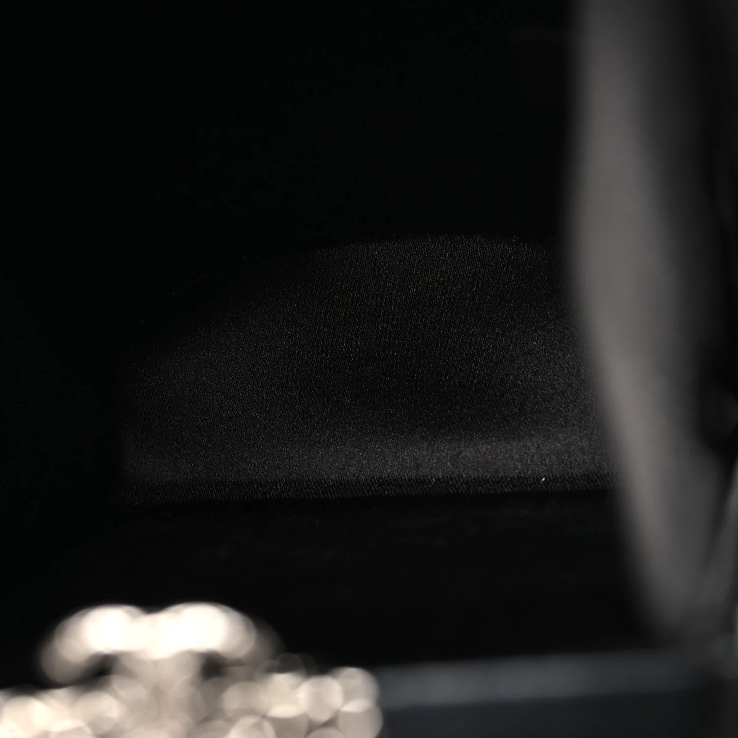 Crystal Calfskin Minaudiere Clutch Black - Image 5