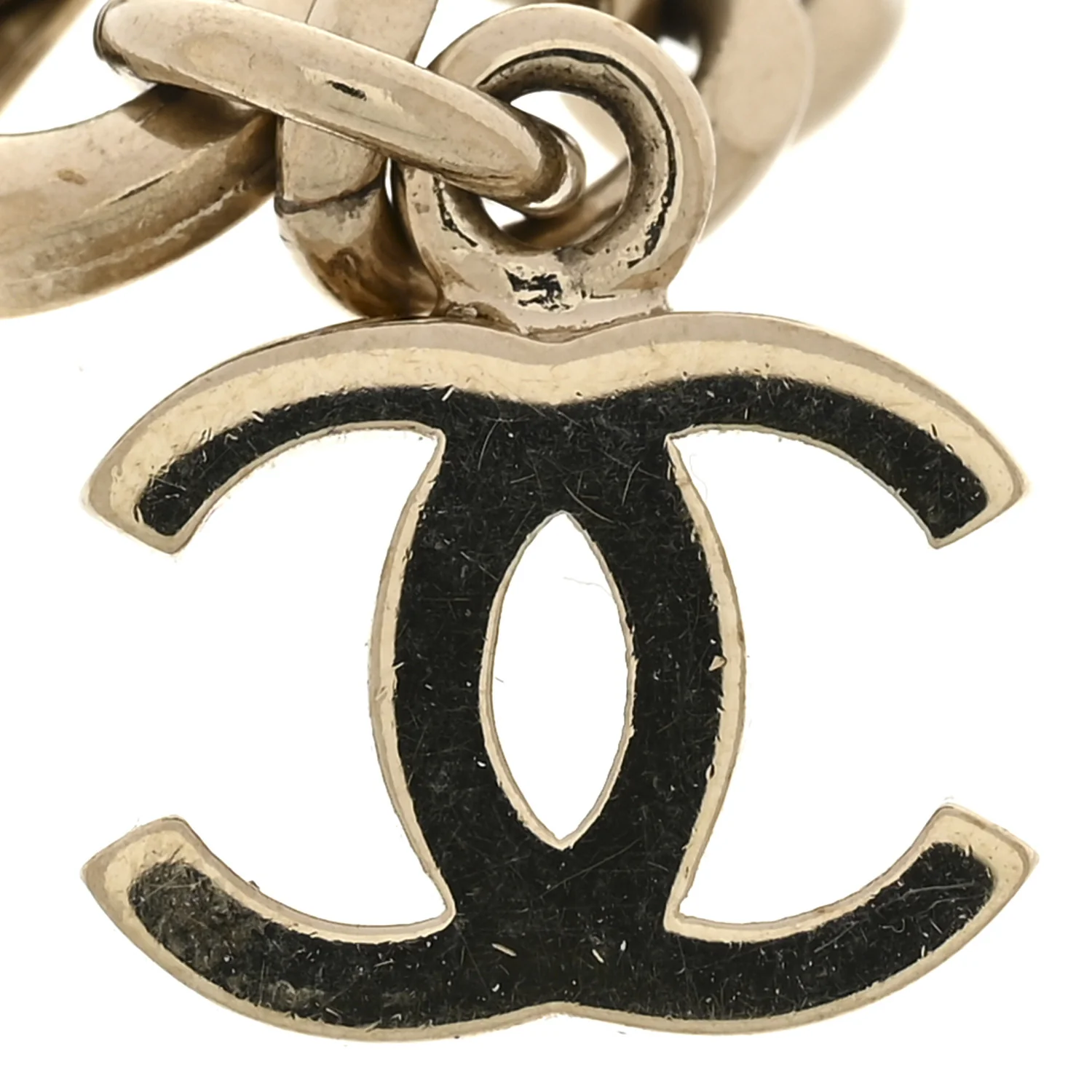 Crystal CC Chain Bracelet Gold Silver - Image 5