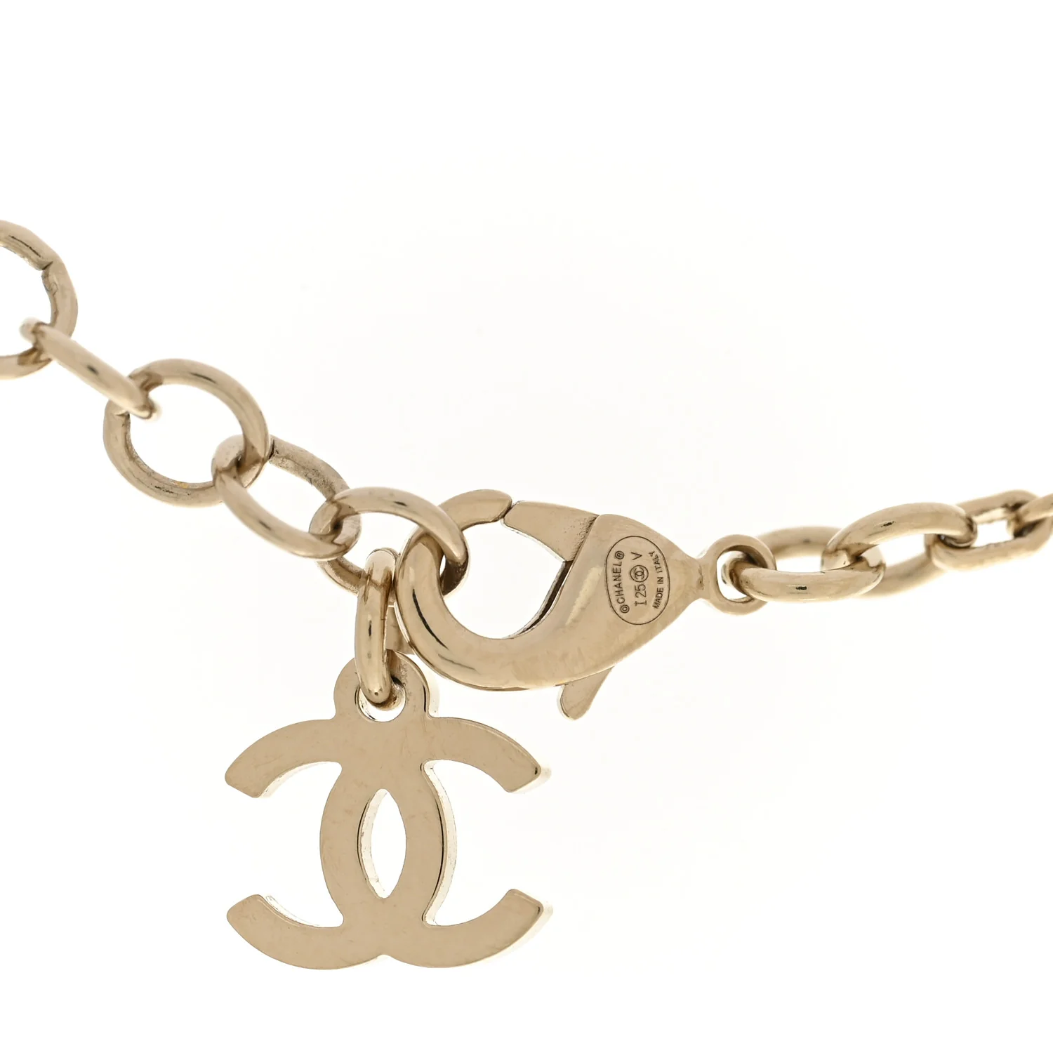 Crystal CC Necklace Gold Silver - Image 5