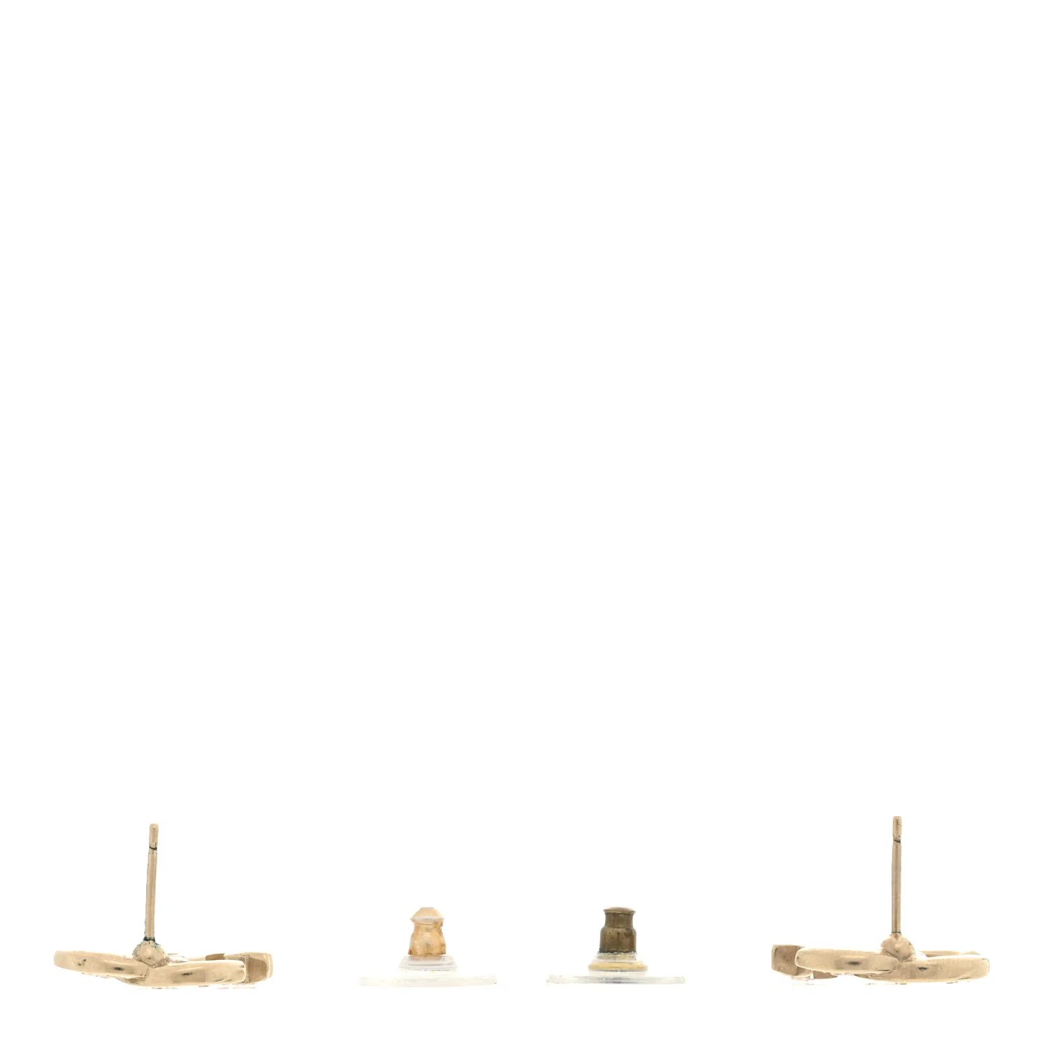 Crystal CC Starfall Earrings Gold - Image 3