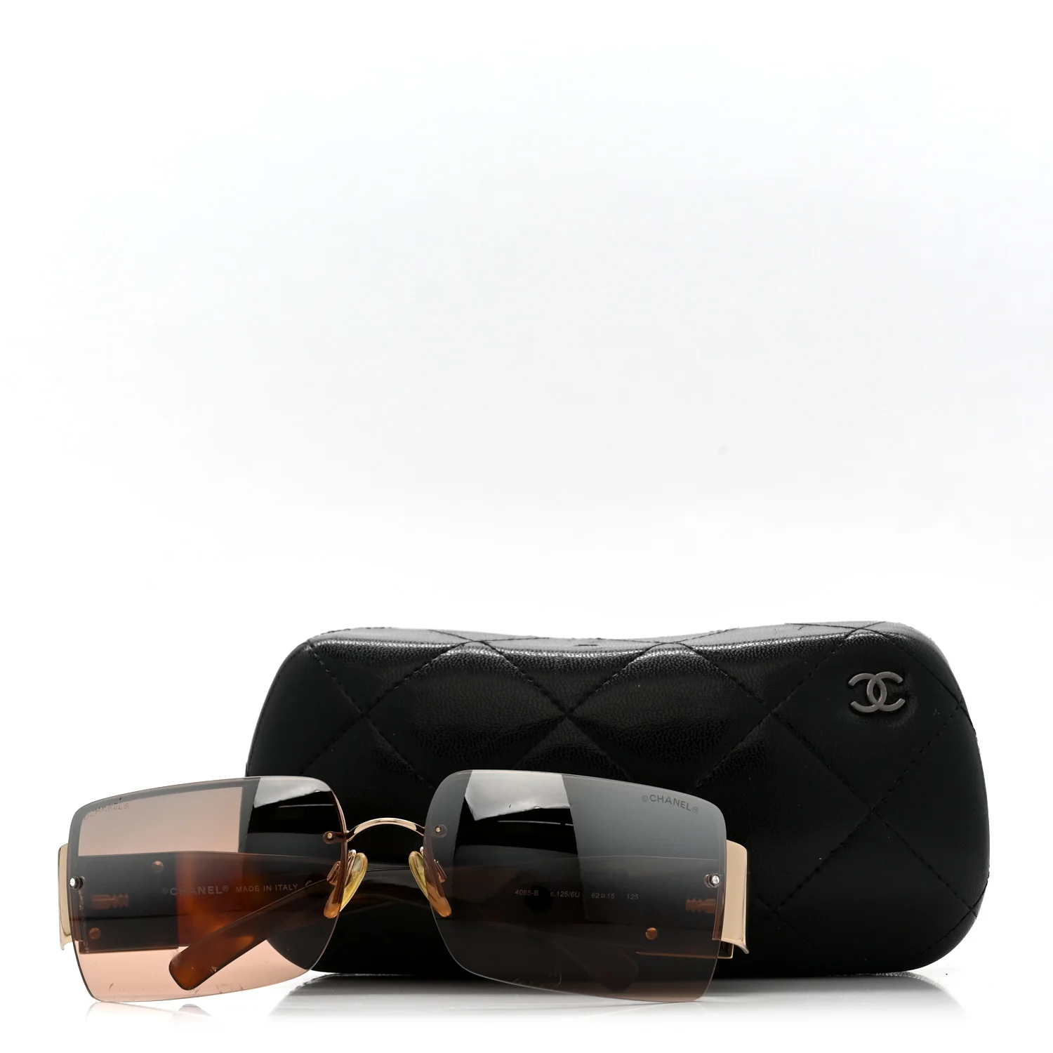 Crystal CC Sunglasses 4095-B Tortoise - Image 11