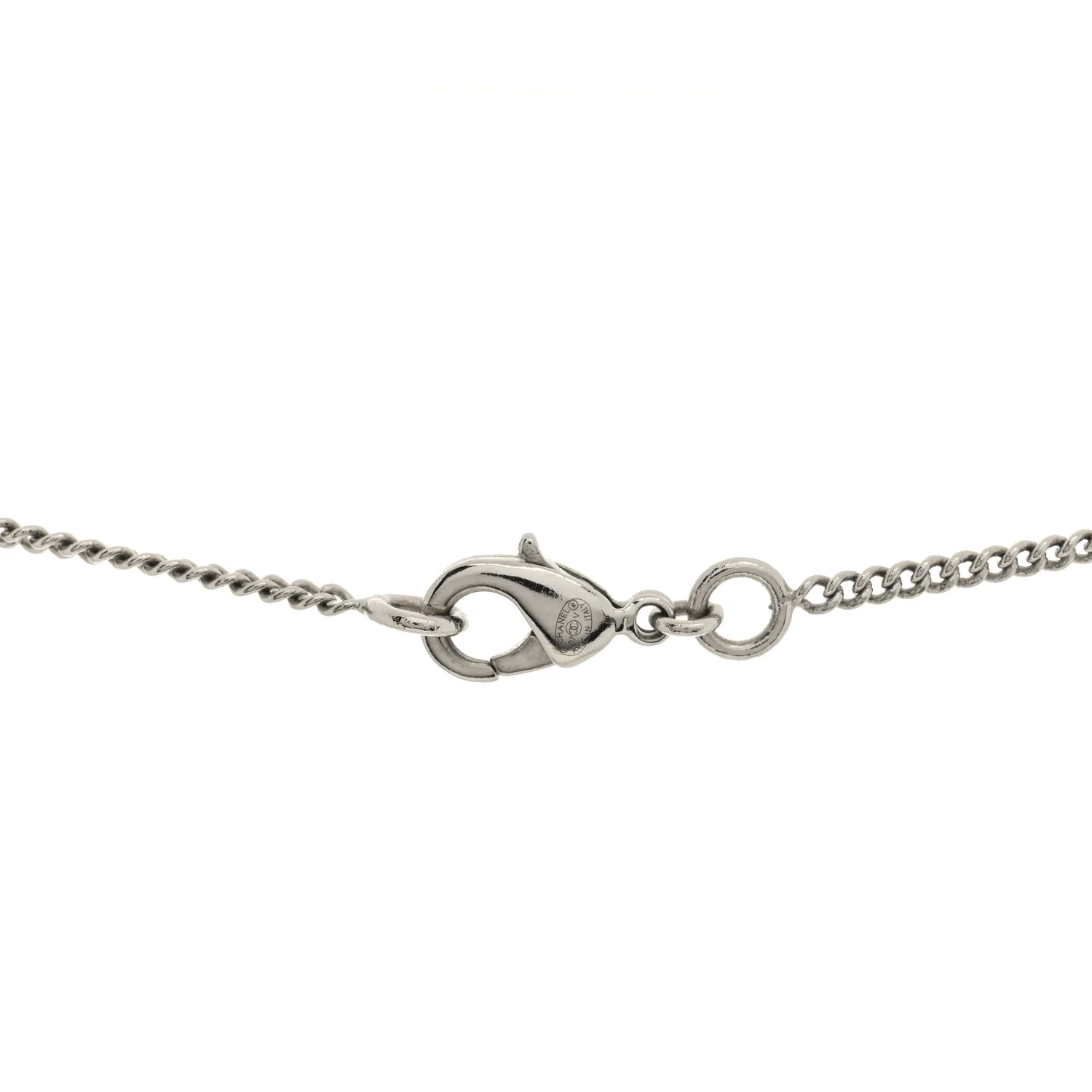 Crystal Timeless CC Necklace Silver - Image 4