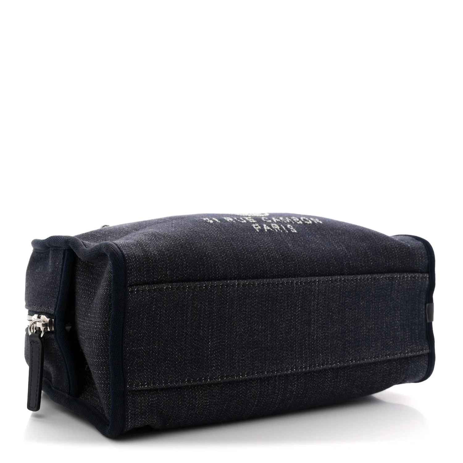 Denim Deauville Bowling Bag Blue - Image 5
