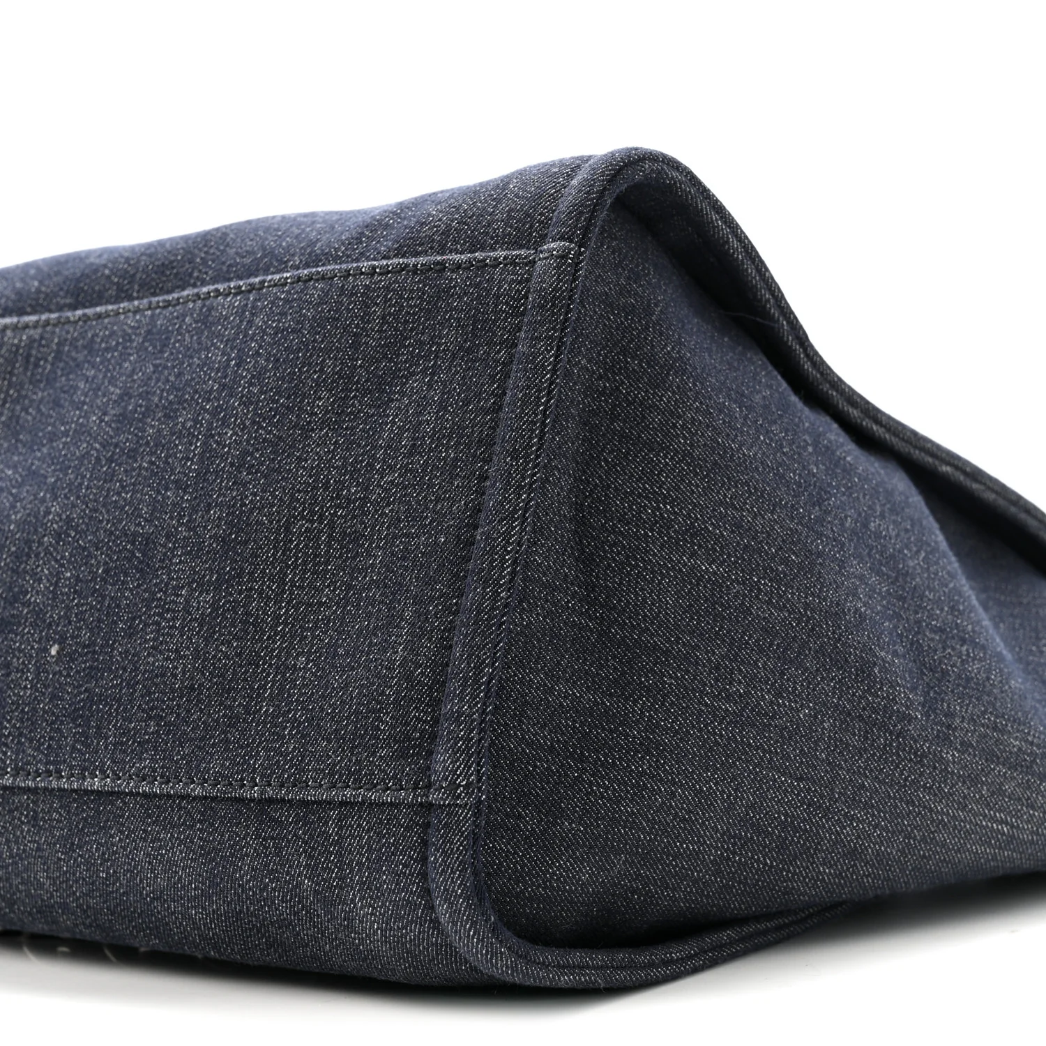 Denim Large Deauville Tote Dark Blue - Image 10