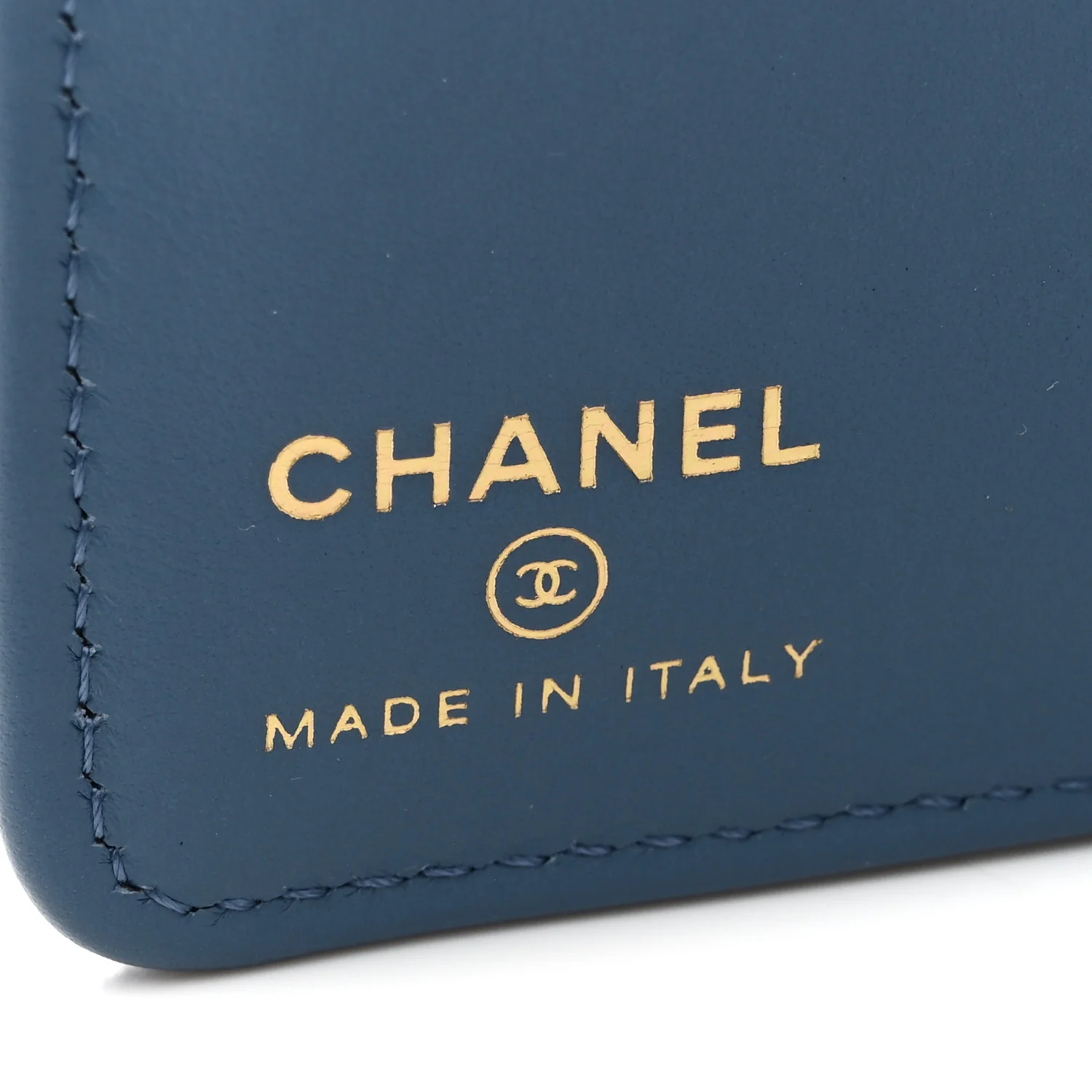 Denim Passport Holder Blue - Image 6