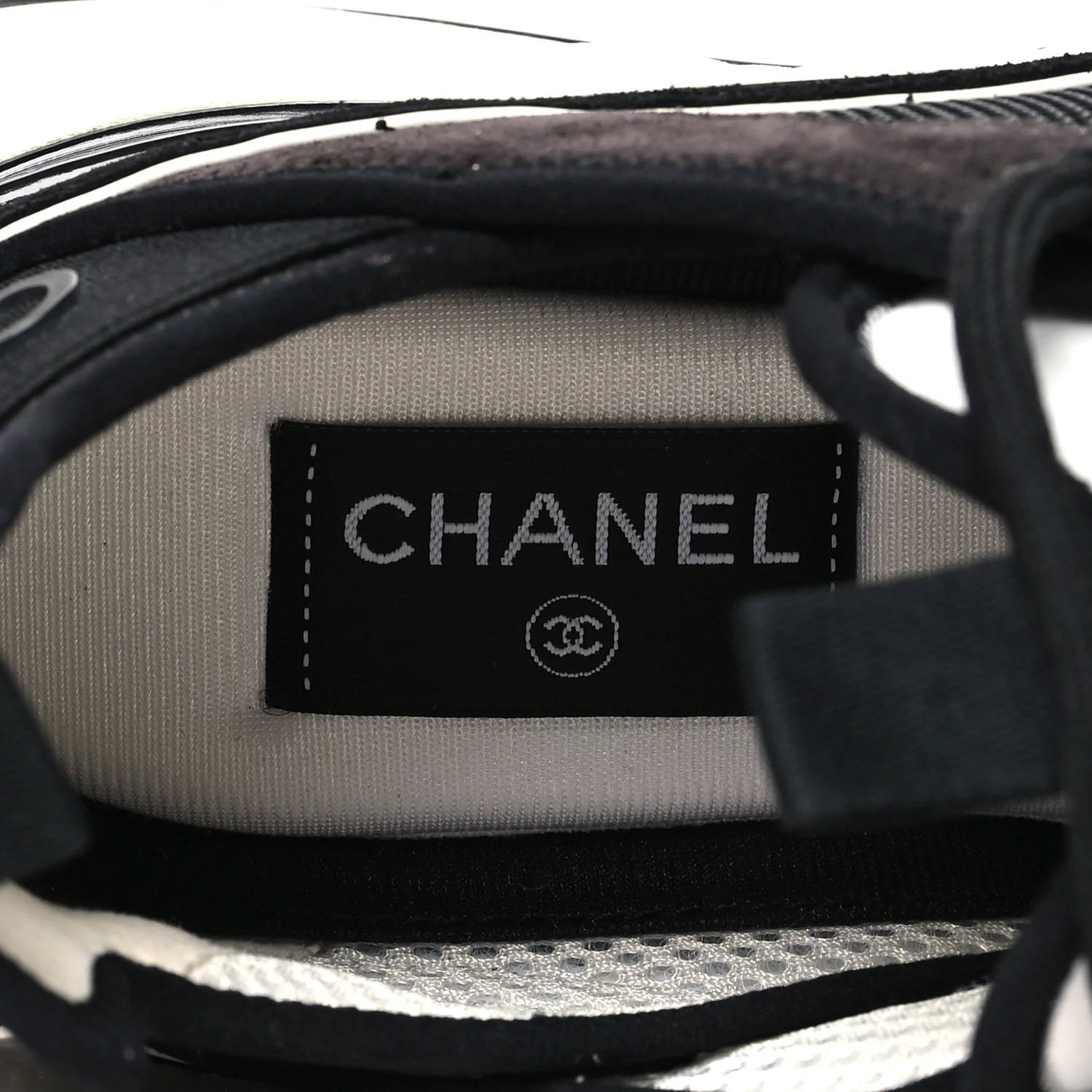 Fabric Suede CC Sneakers 40 Black Dark Grey - Image 8