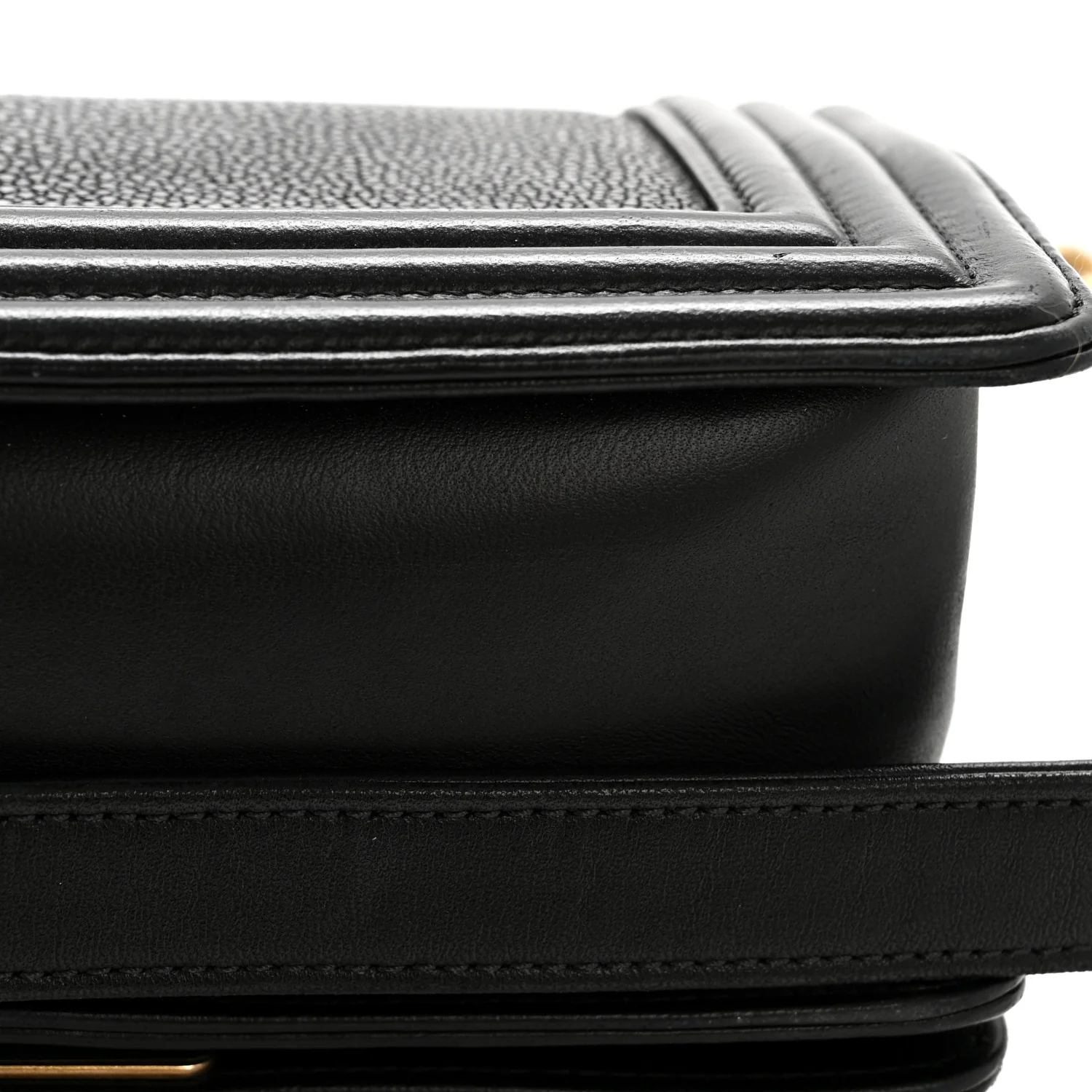 Galuchat Stingray Small Boy Flap Black - Image 13