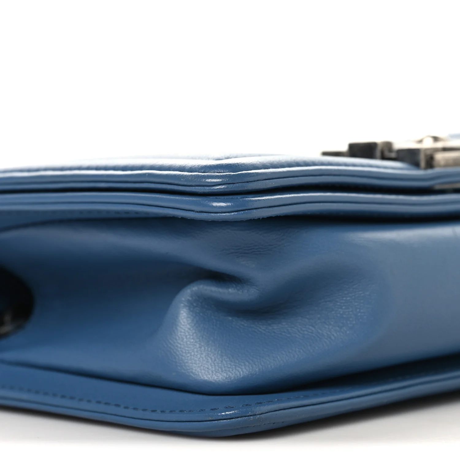 Galuchat Stingray Small Boy Flap Blue - Image 9