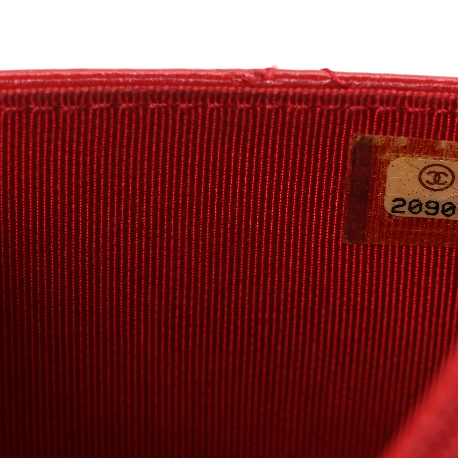 Glazed Calfskin Quilted Reissue Wallet On Chain WOC Red - Image 8