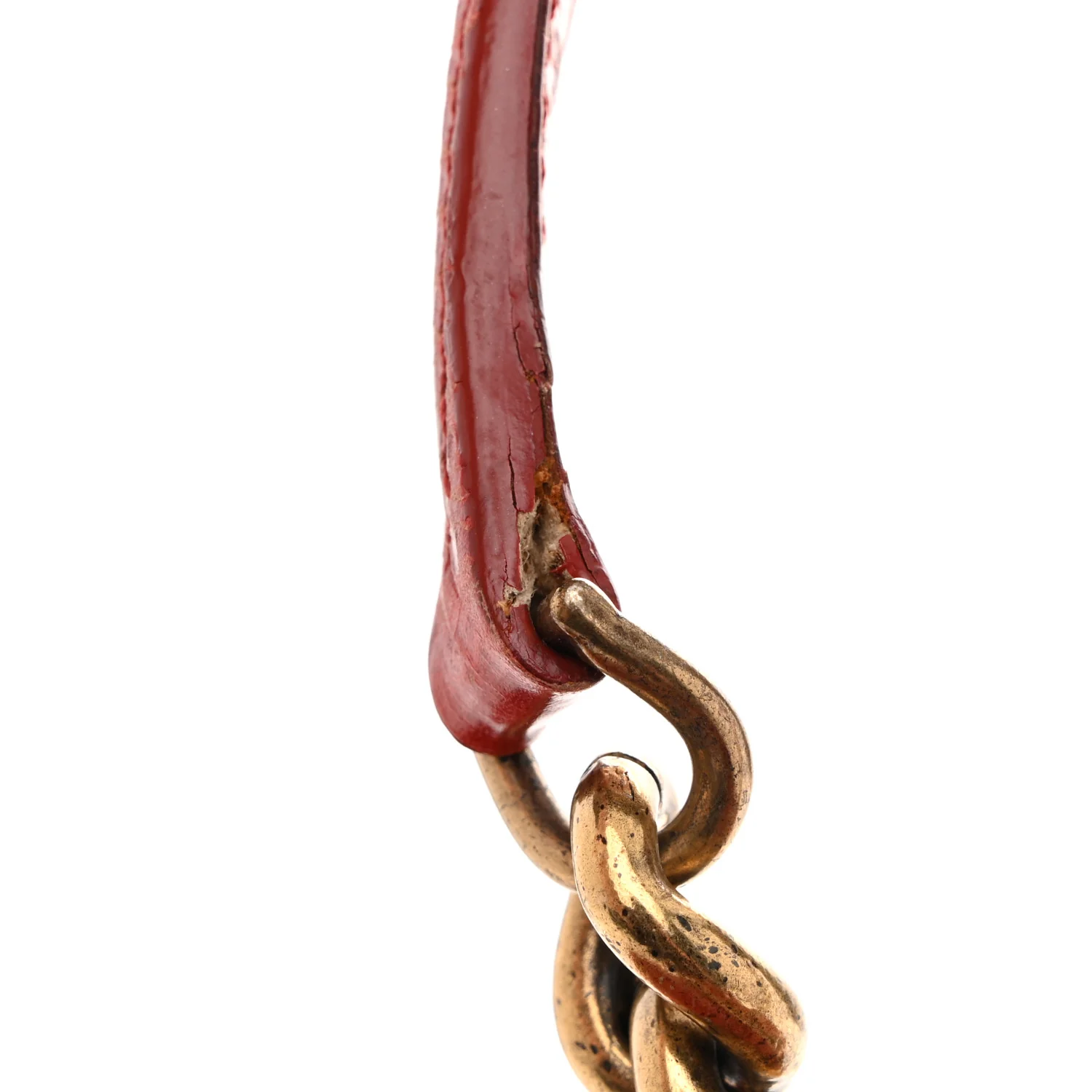 Glazed Calfskin Quilted Rita Top Handle Flap Red - Image 16