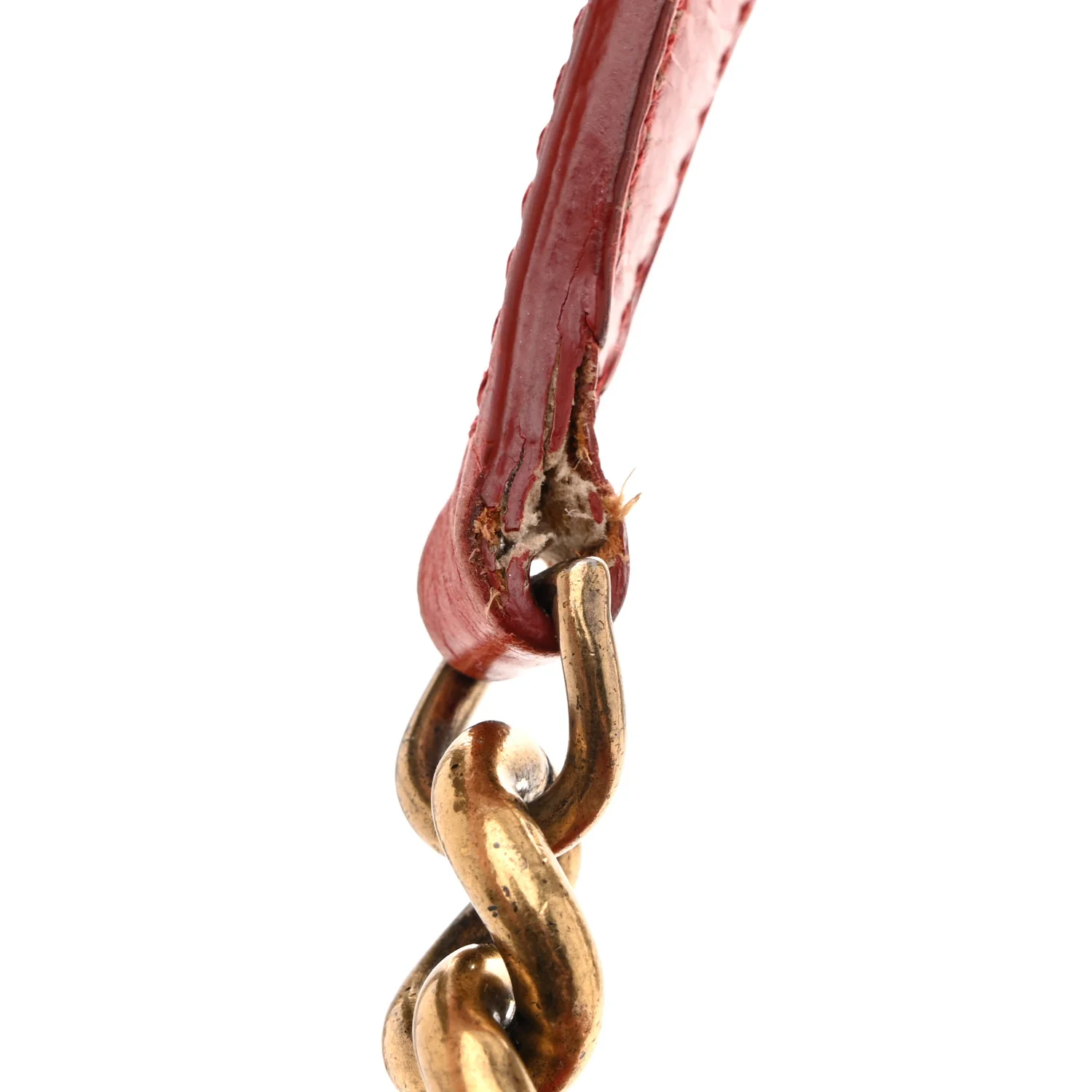 Glazed Calfskin Quilted Rita Top Handle Flap Red - Image 17