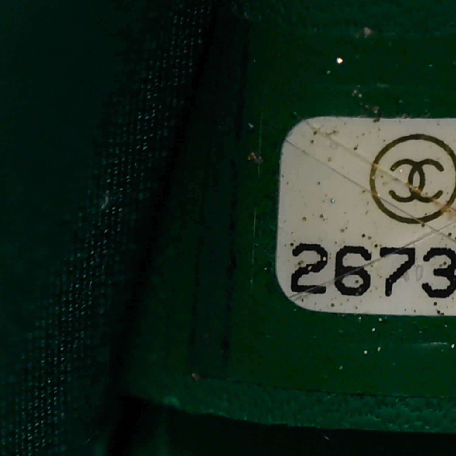 Glazed Calfskin Round As Earth Evening Bag Green - Image 7