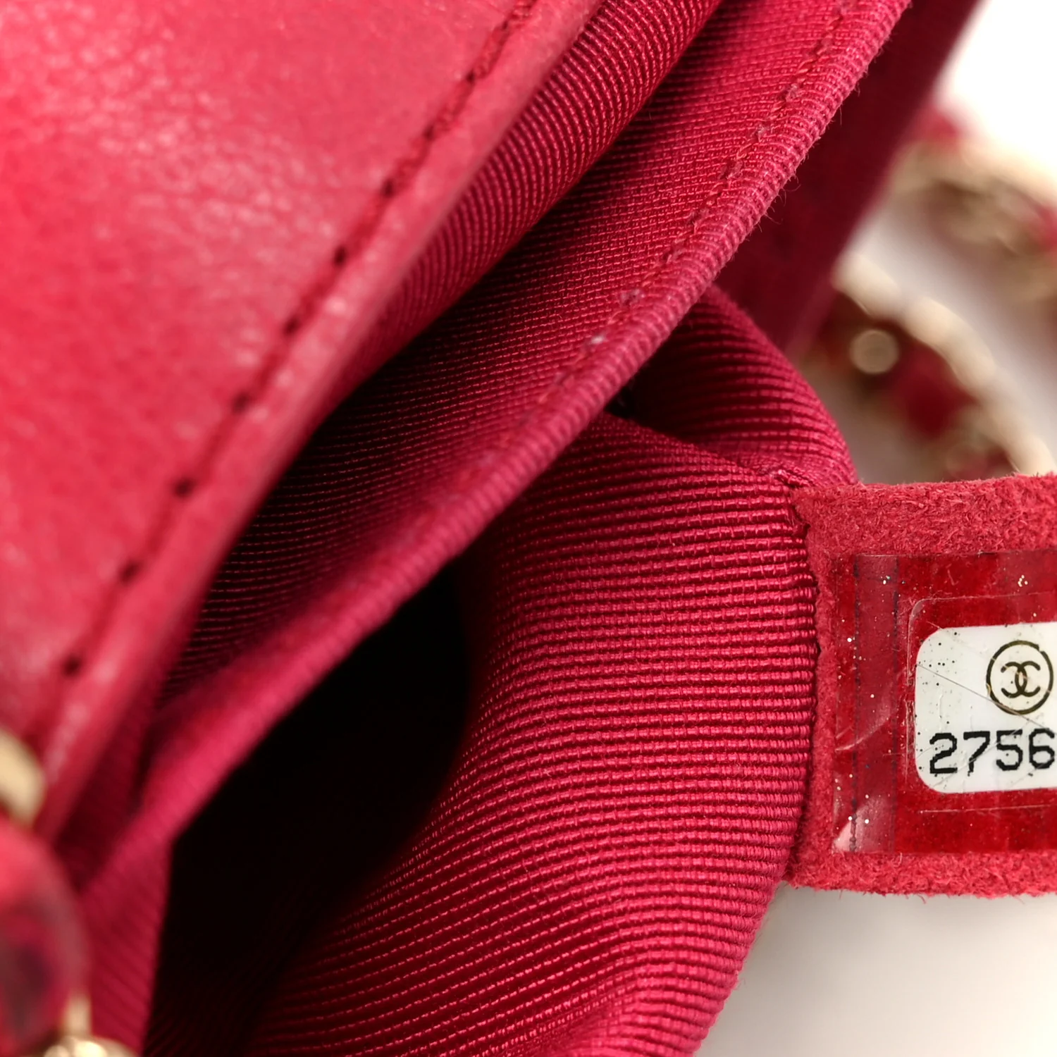Goatskin Quilted Coco Curve Flap Messenger Flap Red - Image 8