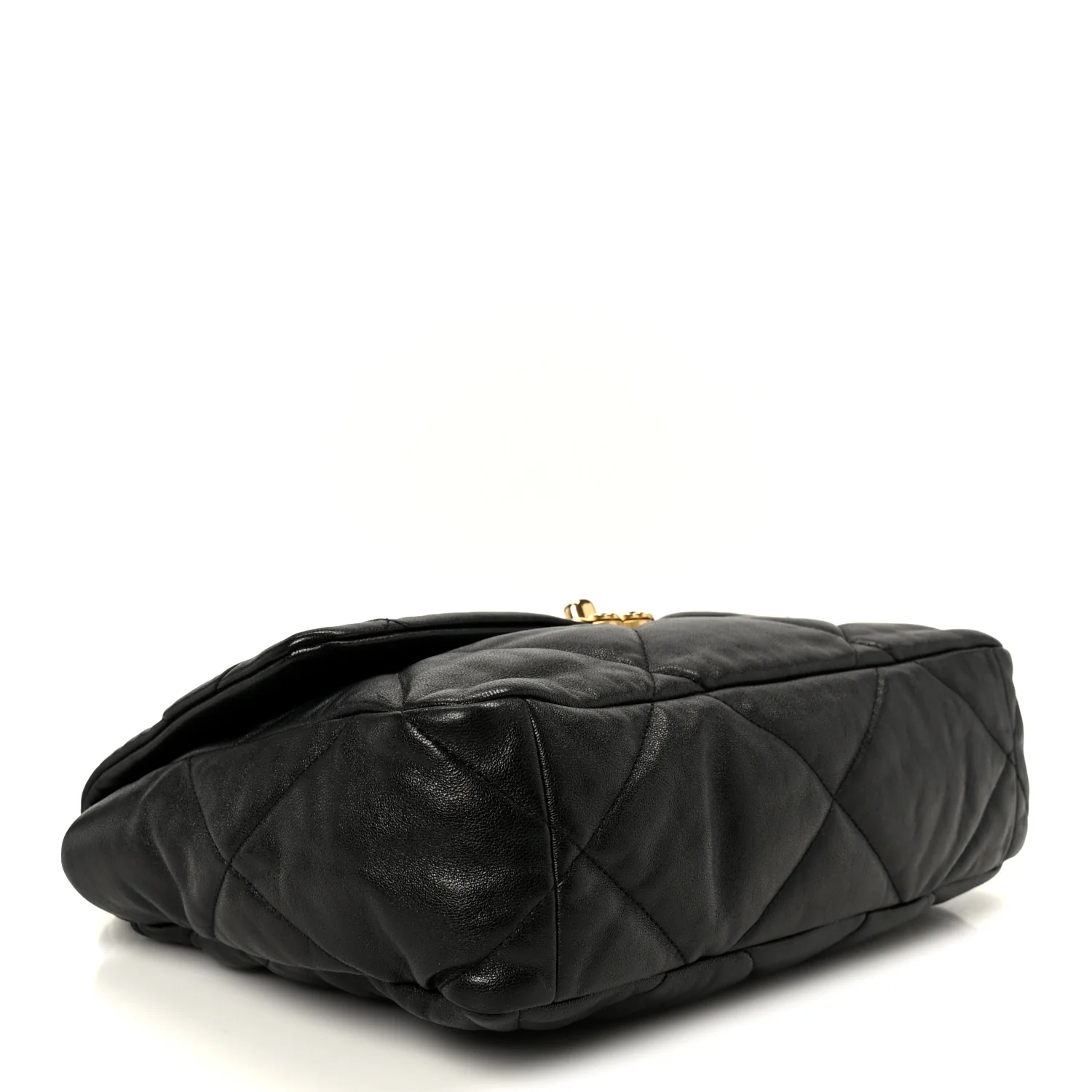 Goatskin Quilted Large Chanel 19 Flap Black - Image 4